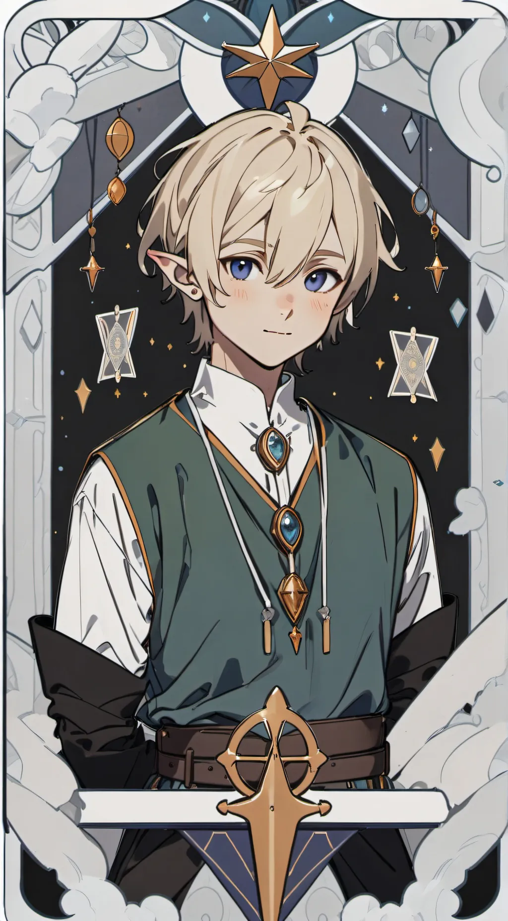 ai character: Peter  background