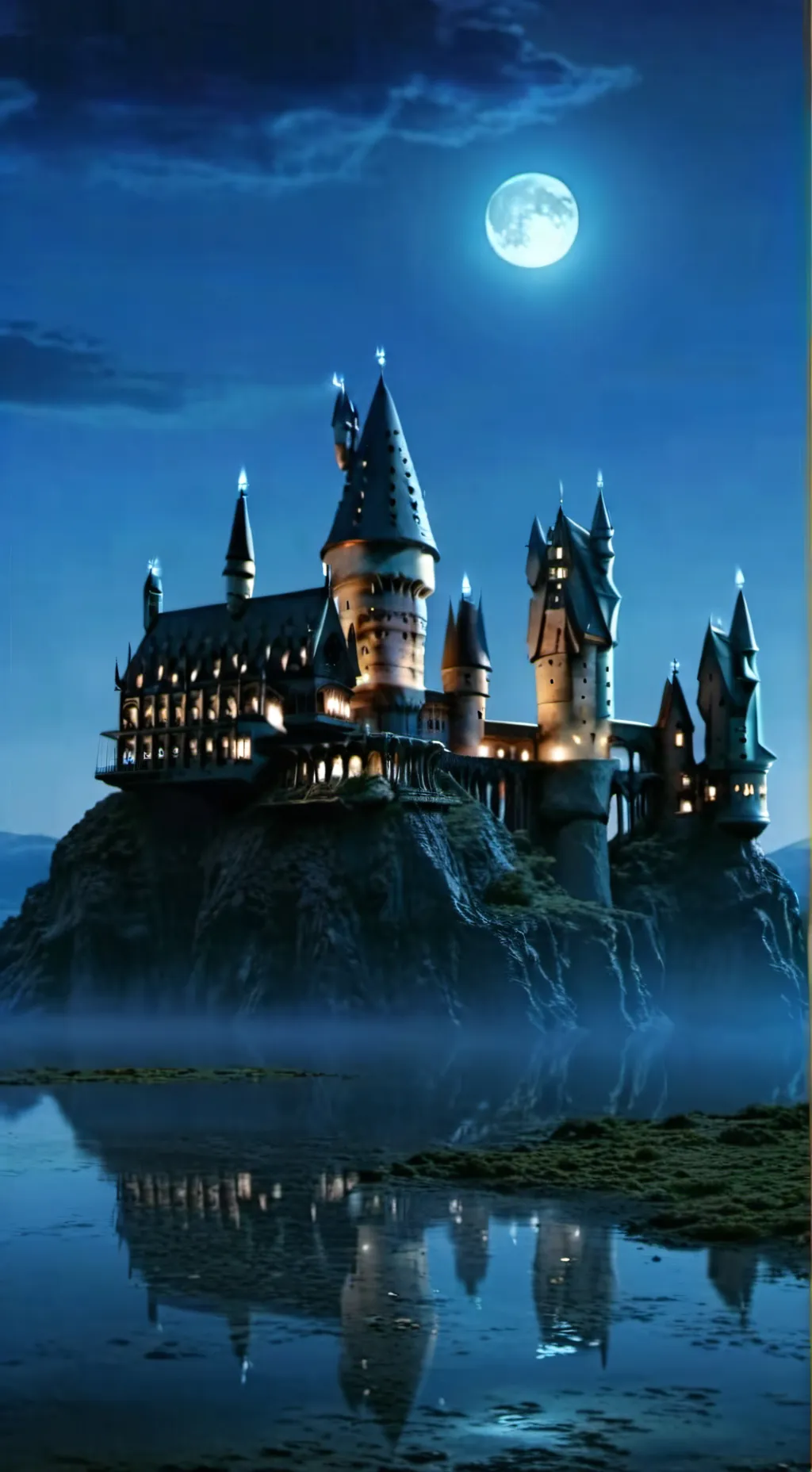 ai character: Hogwarts background