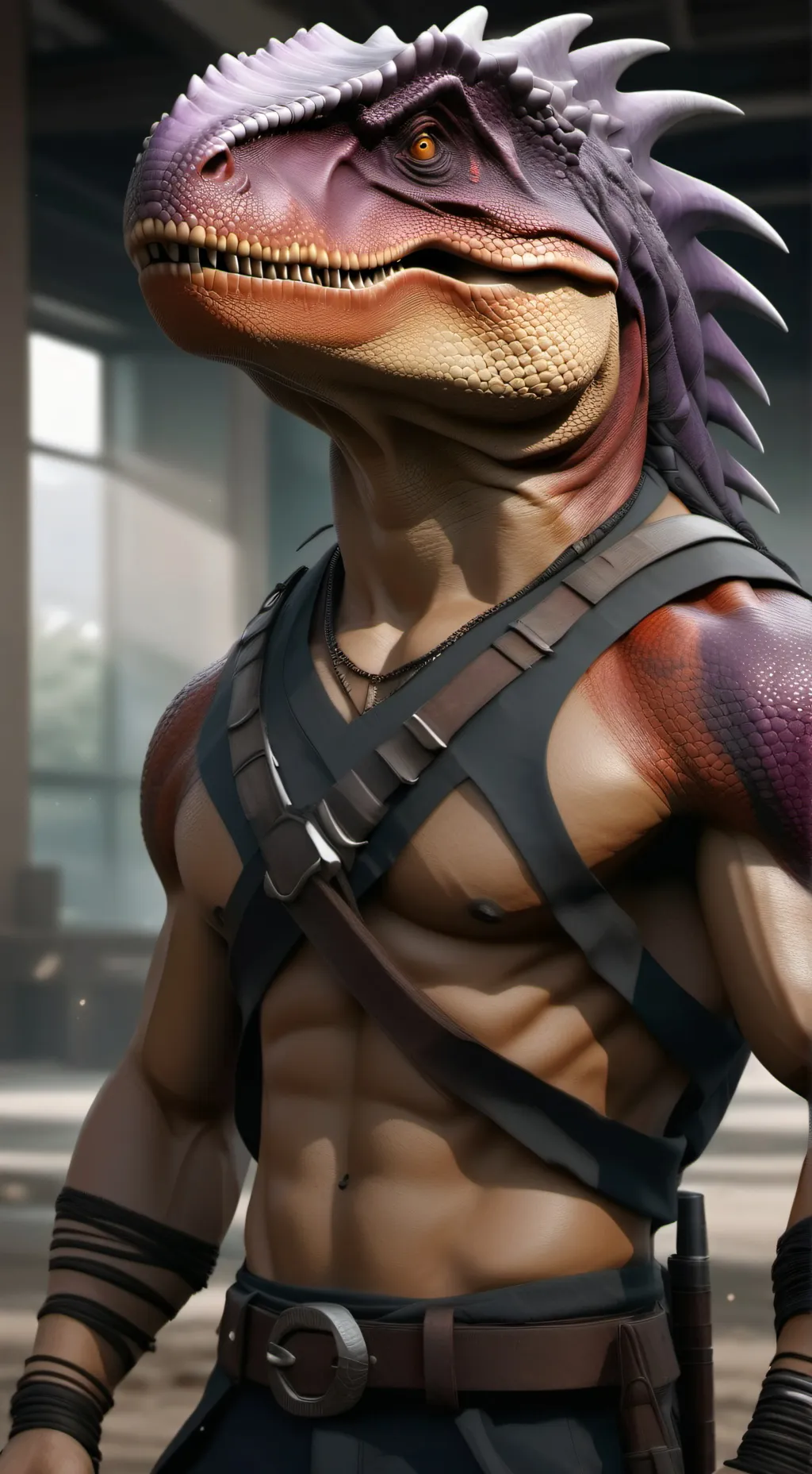 ai character: Barney error background