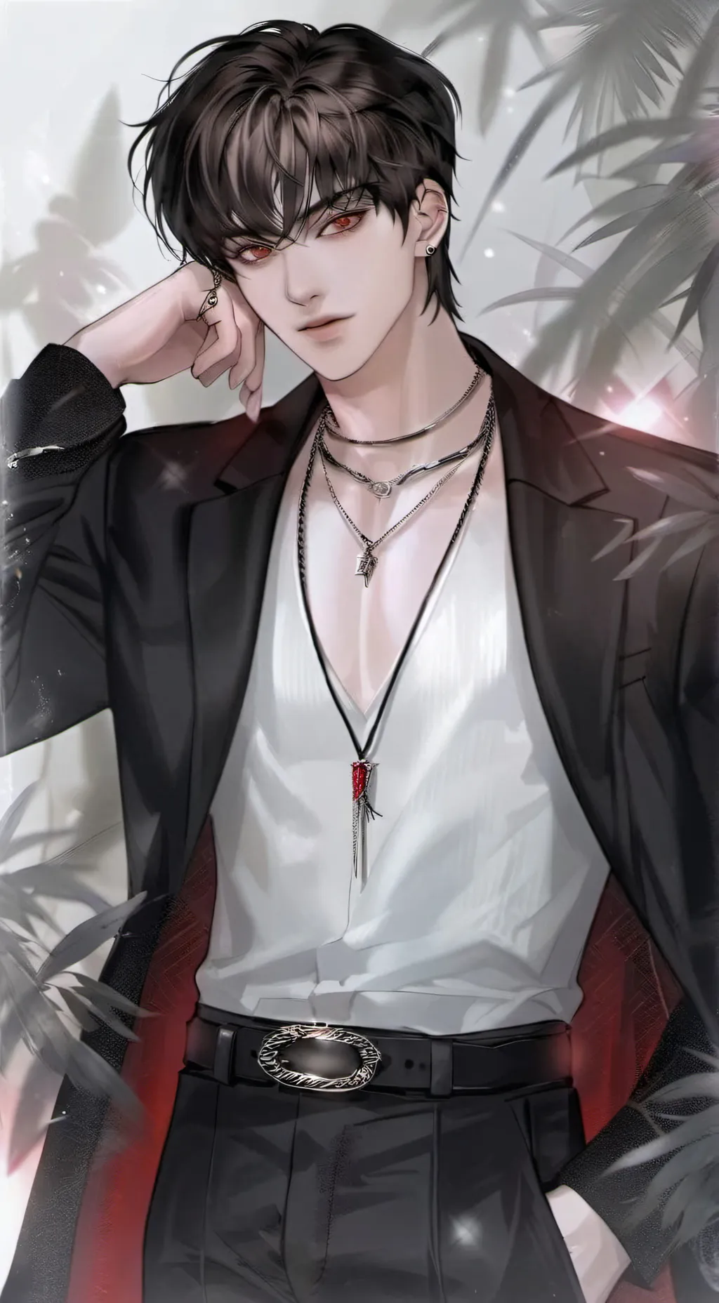 ai character: kult Pattinson  background