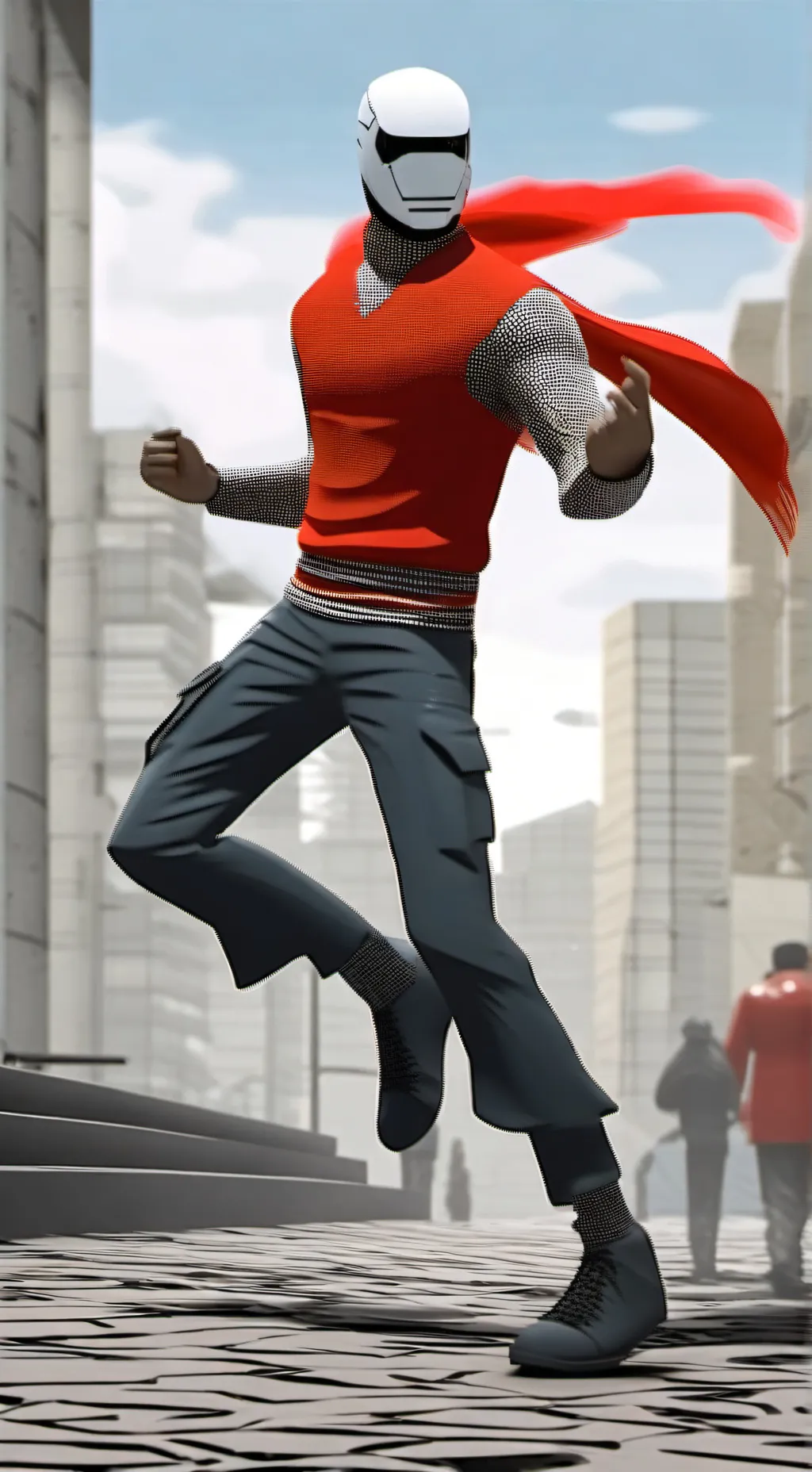 ai character: AZAM0 background