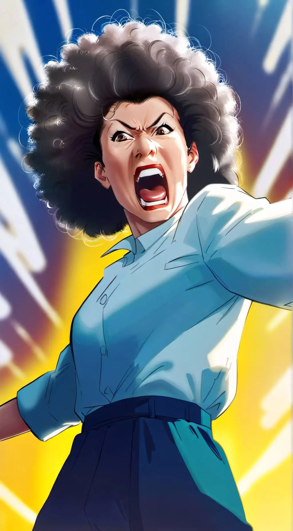 ai character: Angry Karen background