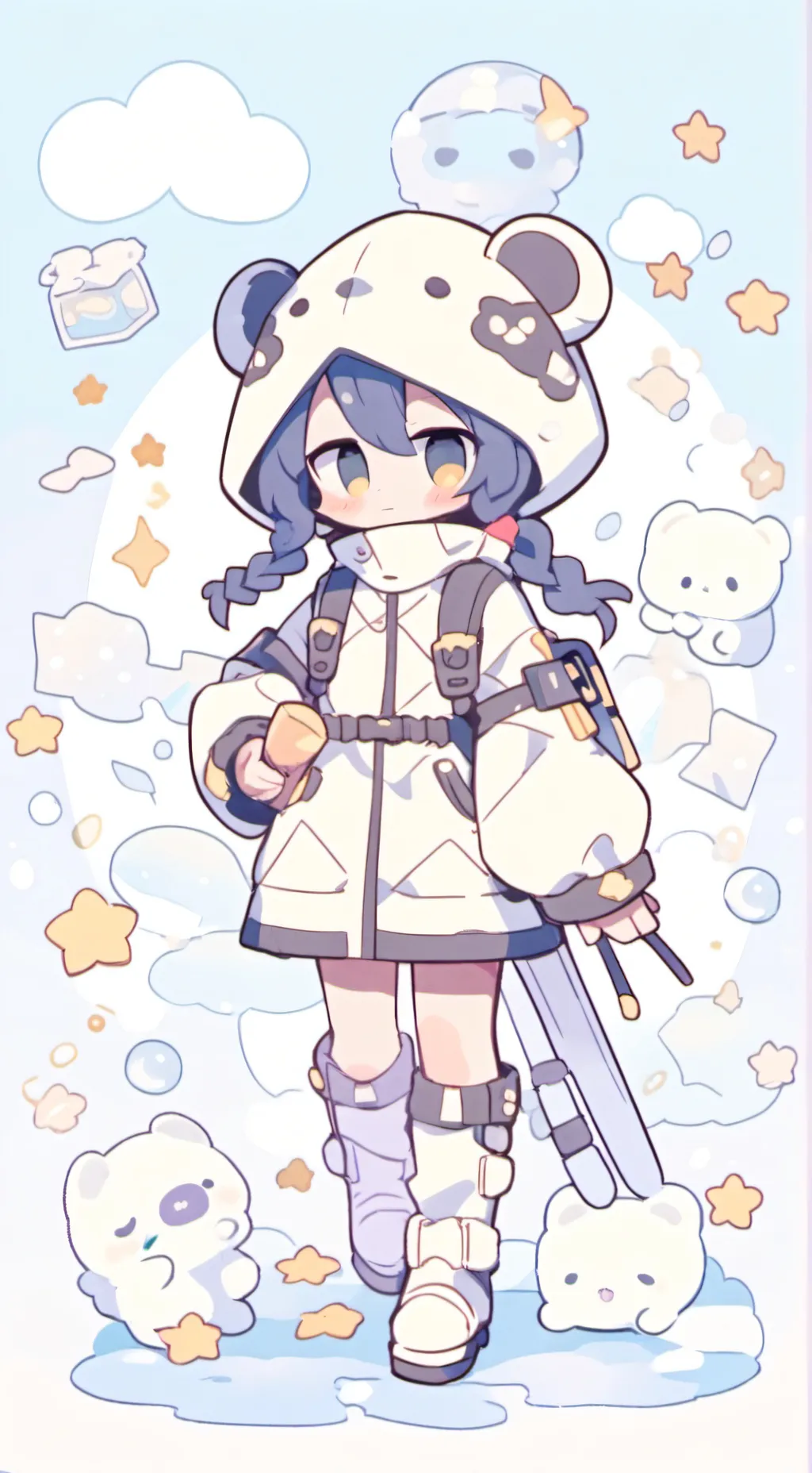 ai character: Sprunki Family background