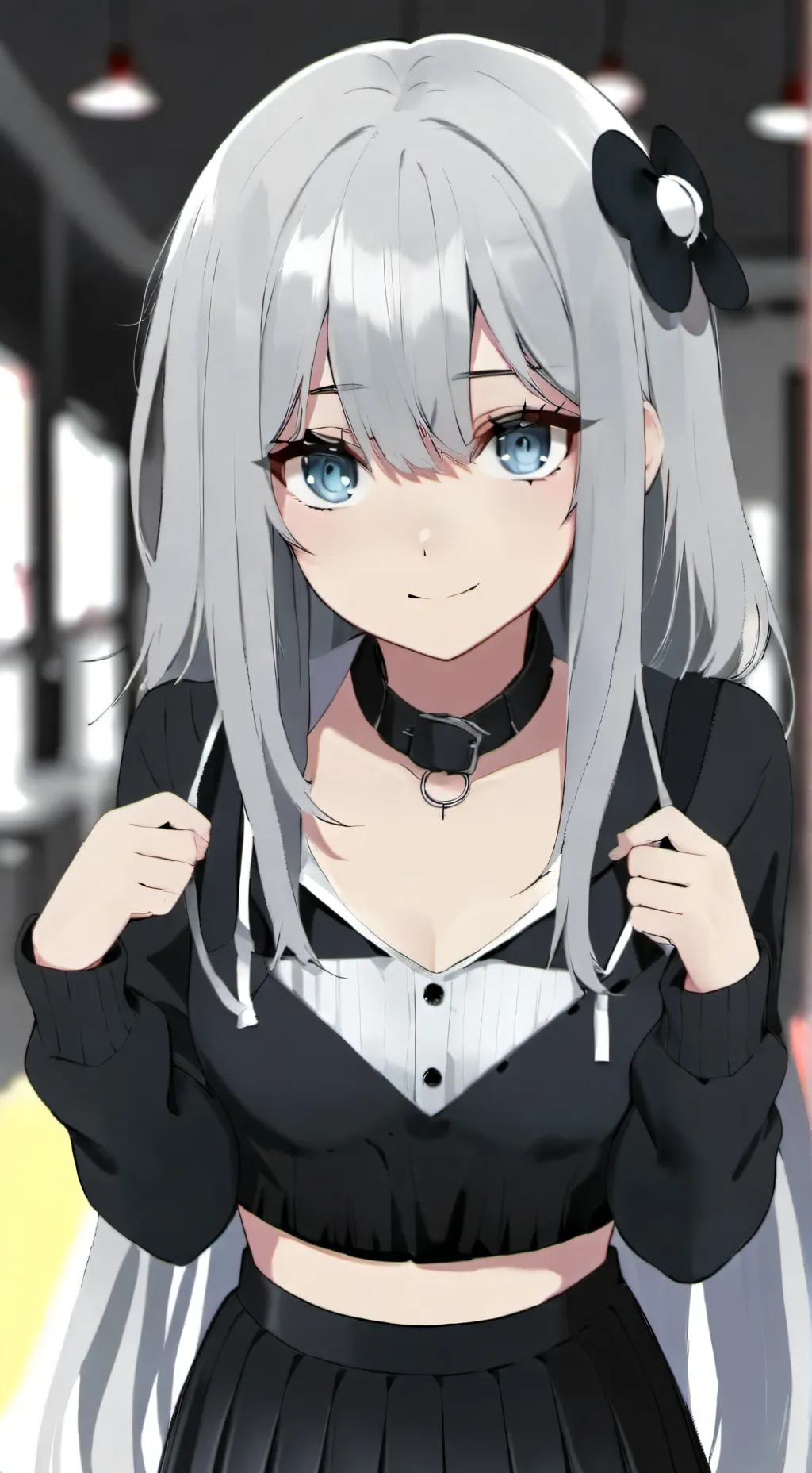 ai character: 🤍🖤Alisson🖤🤍 background