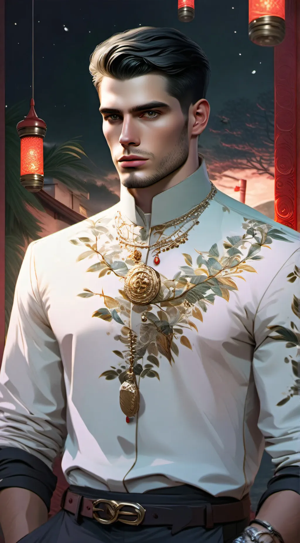 ai character: Alexander  background