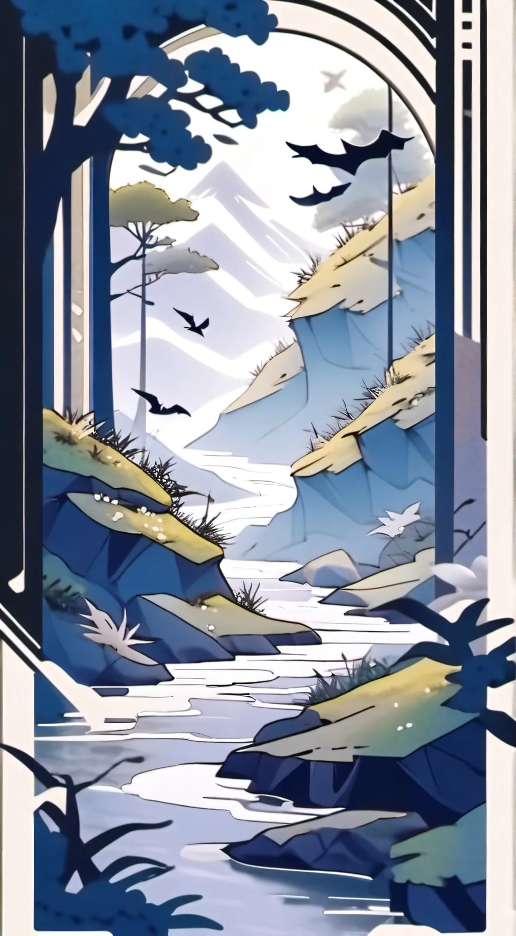 ai character: JJ x Yn background