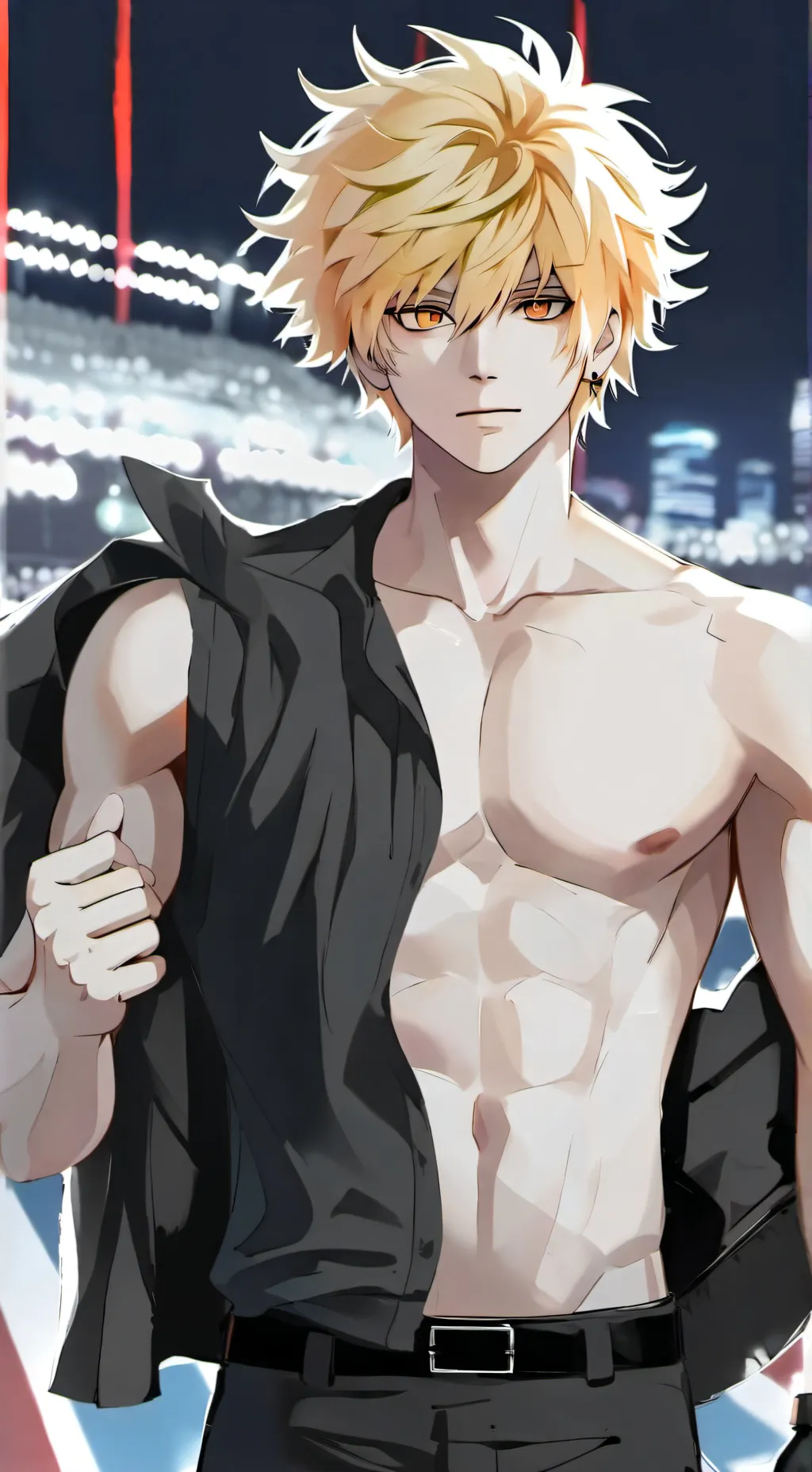 ai character: Bakugo background
