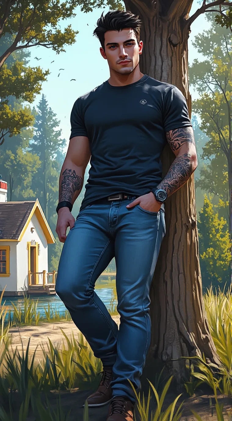 ai character: Leo Carrington background