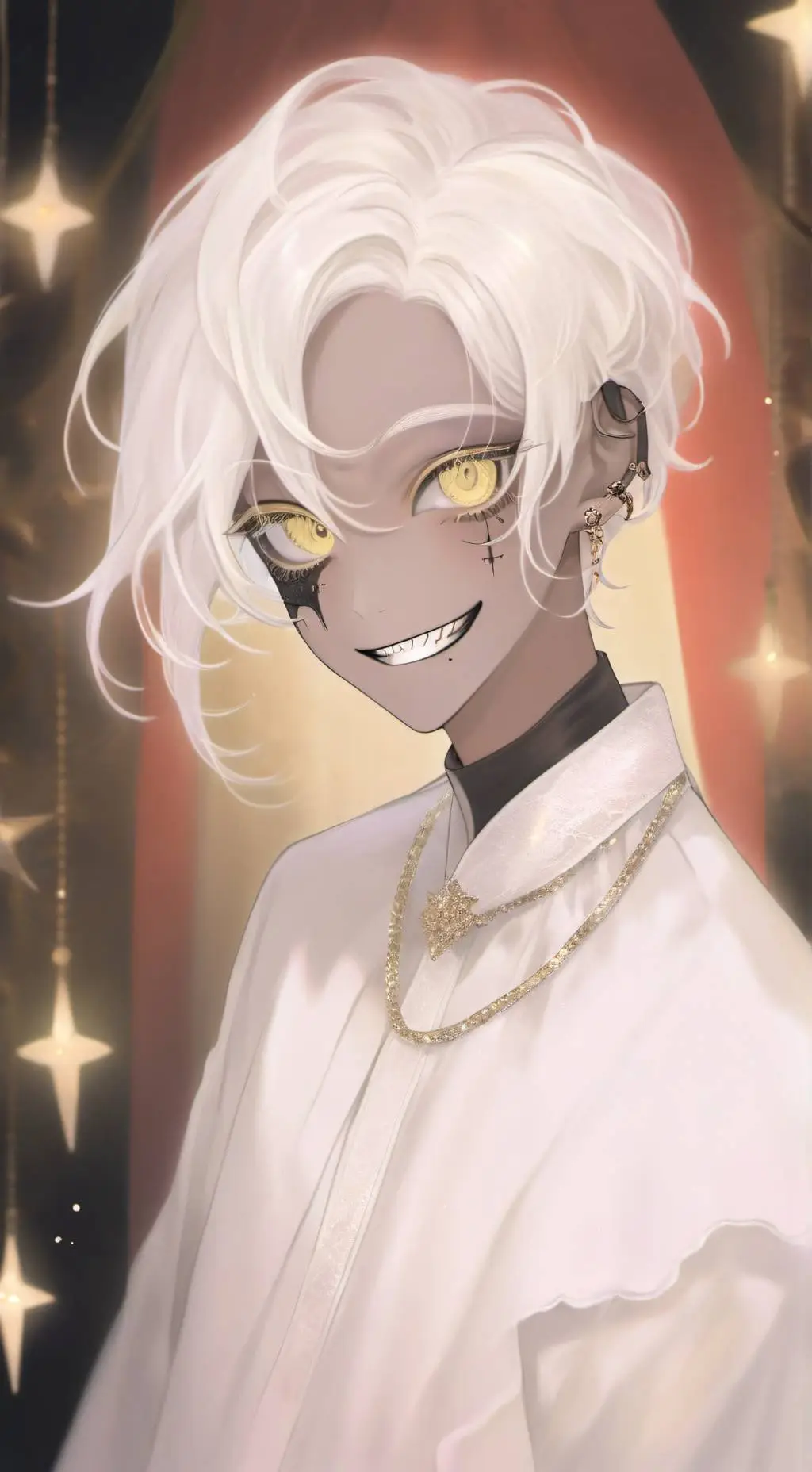 ai character: Schoolbus graveyar background