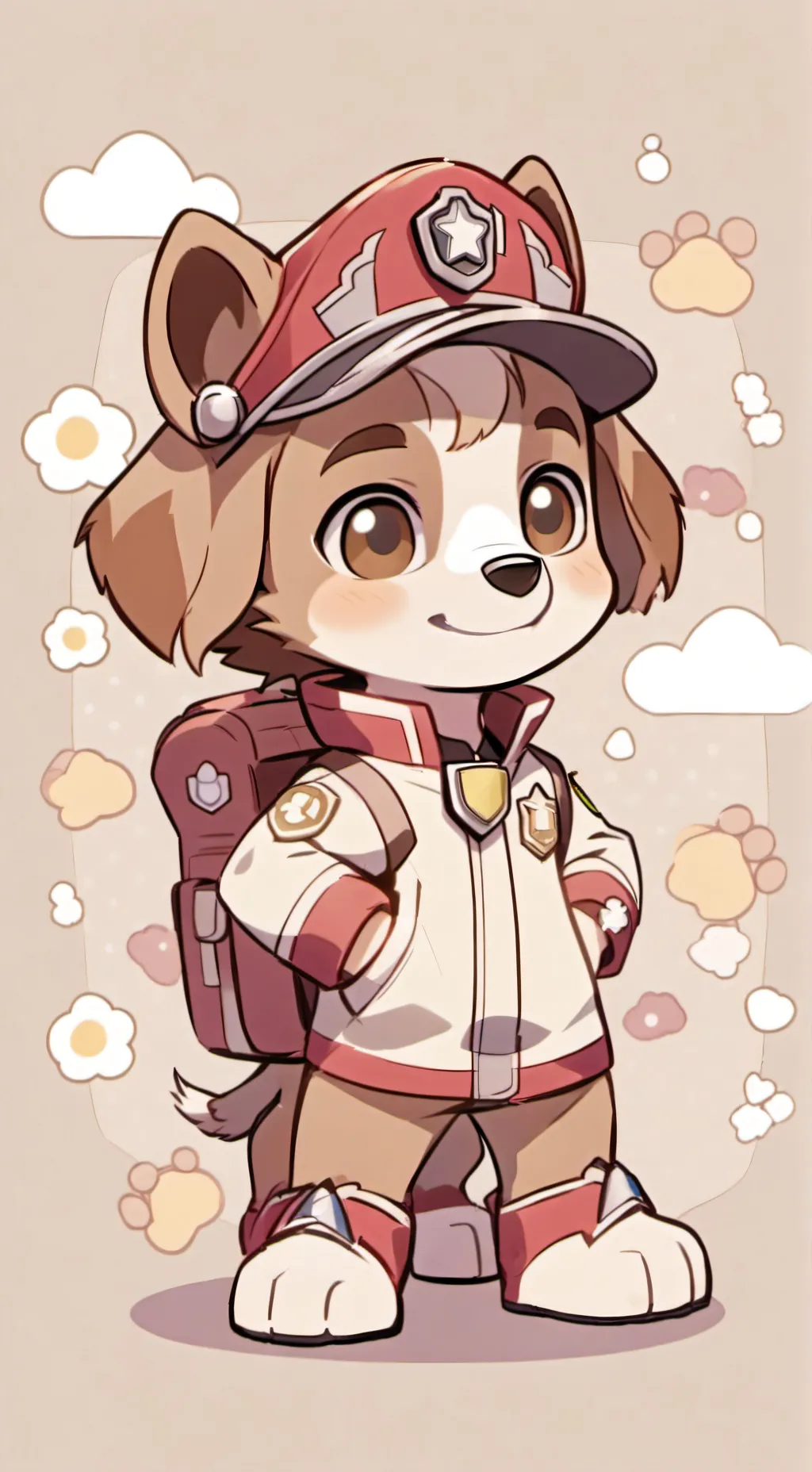 ai character: sky helps you background