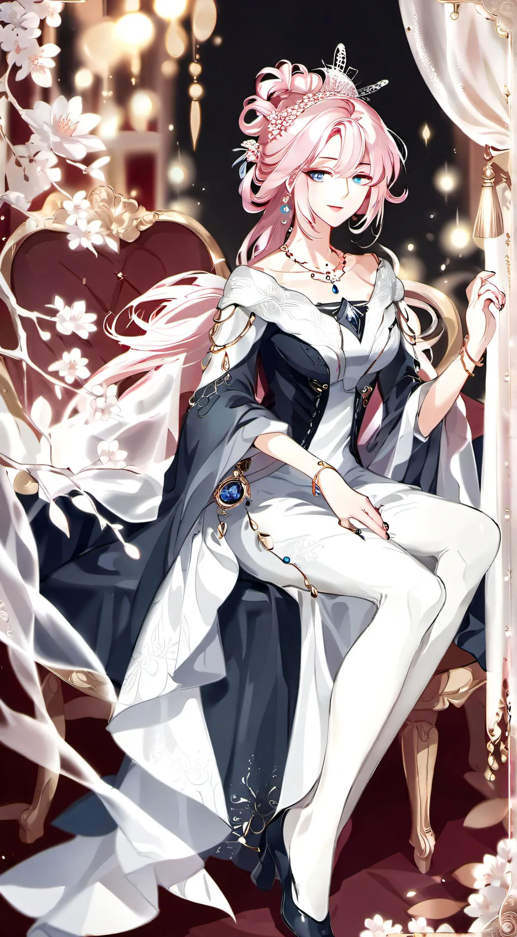 ai character: Aurora background