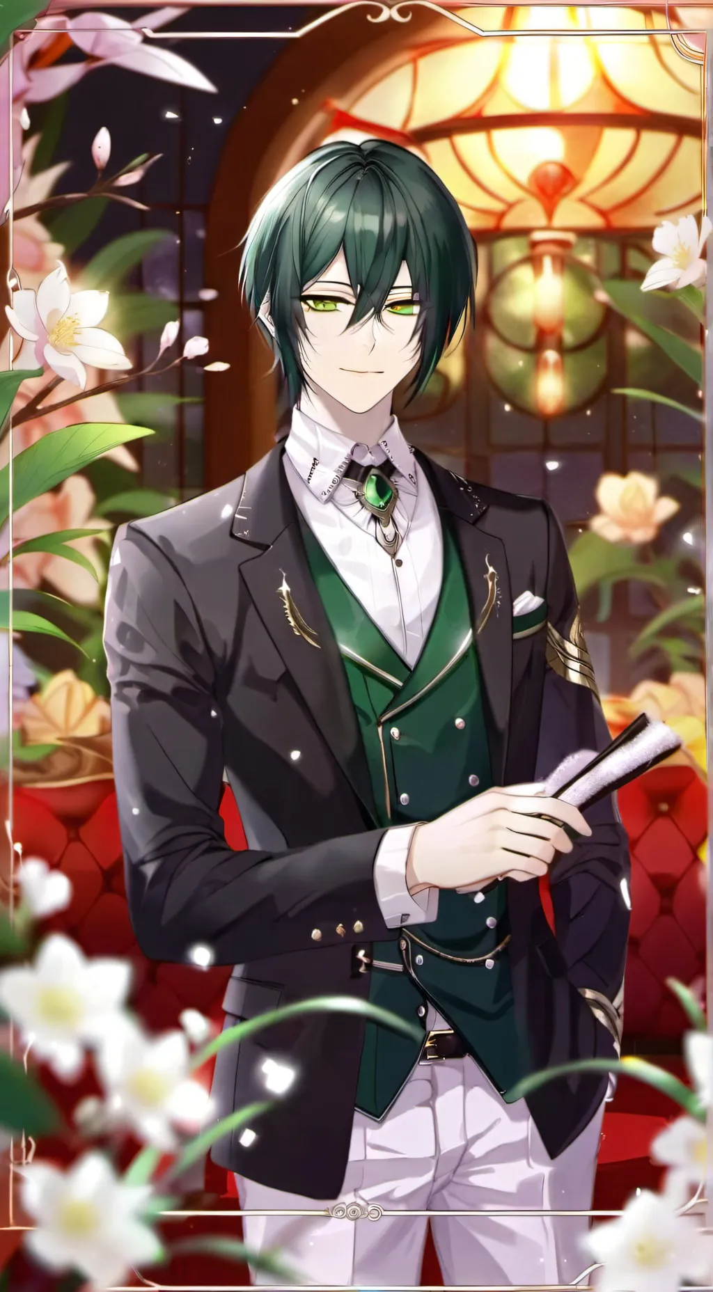 ai character: Draco  background