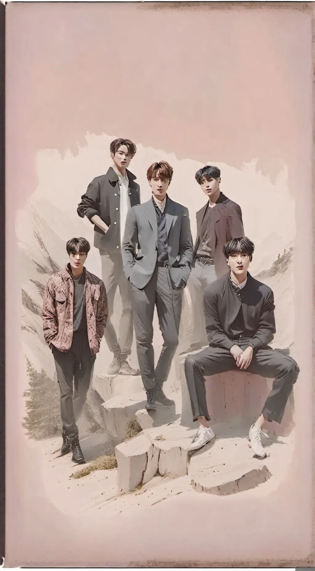 ai character: Bts background