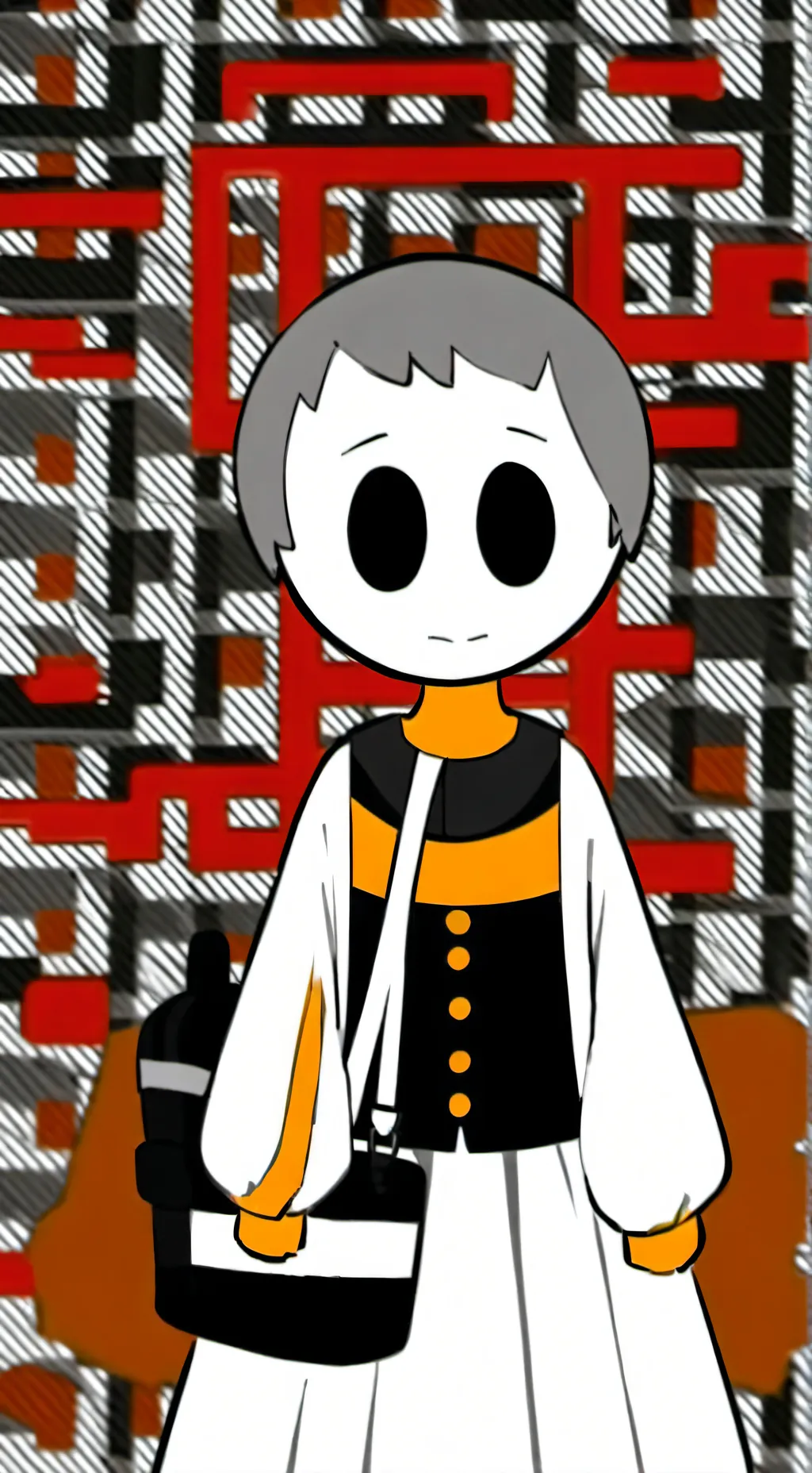 ai character: Bad news D: background