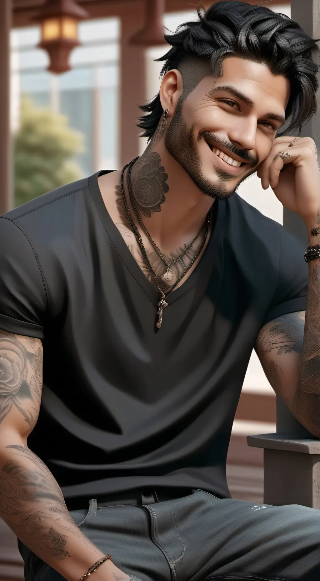 ai character: Marco background