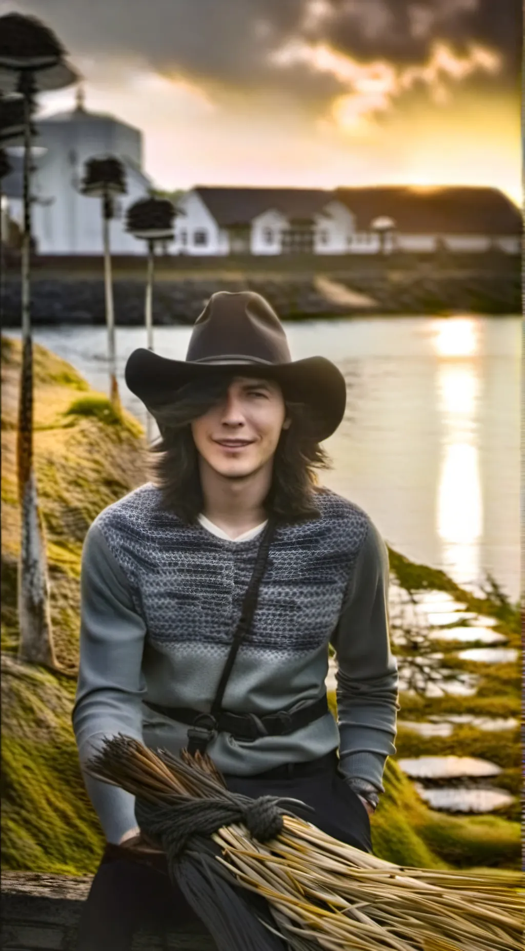 ai character: The walking dead background