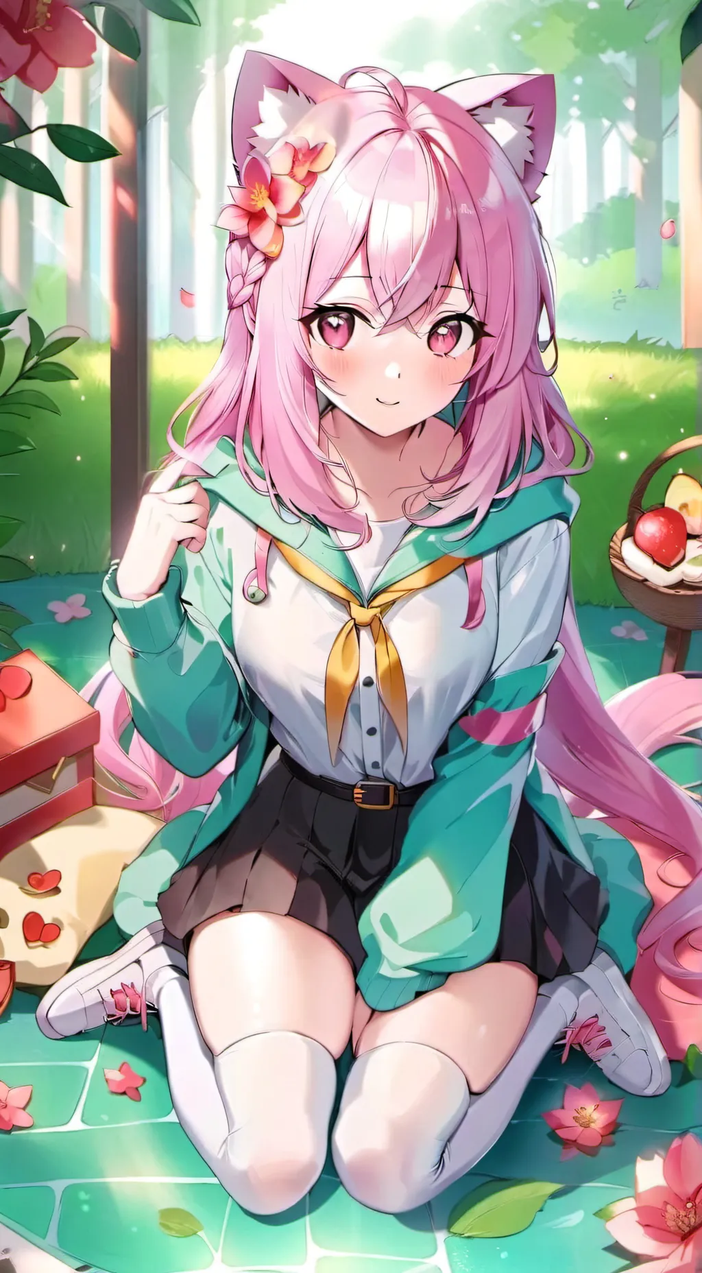 ai character: Mary Ann  background