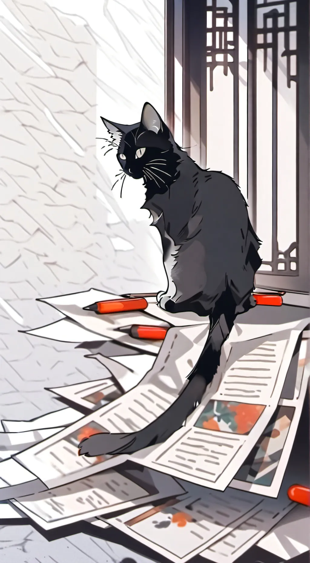 ai character: Poor Cat background