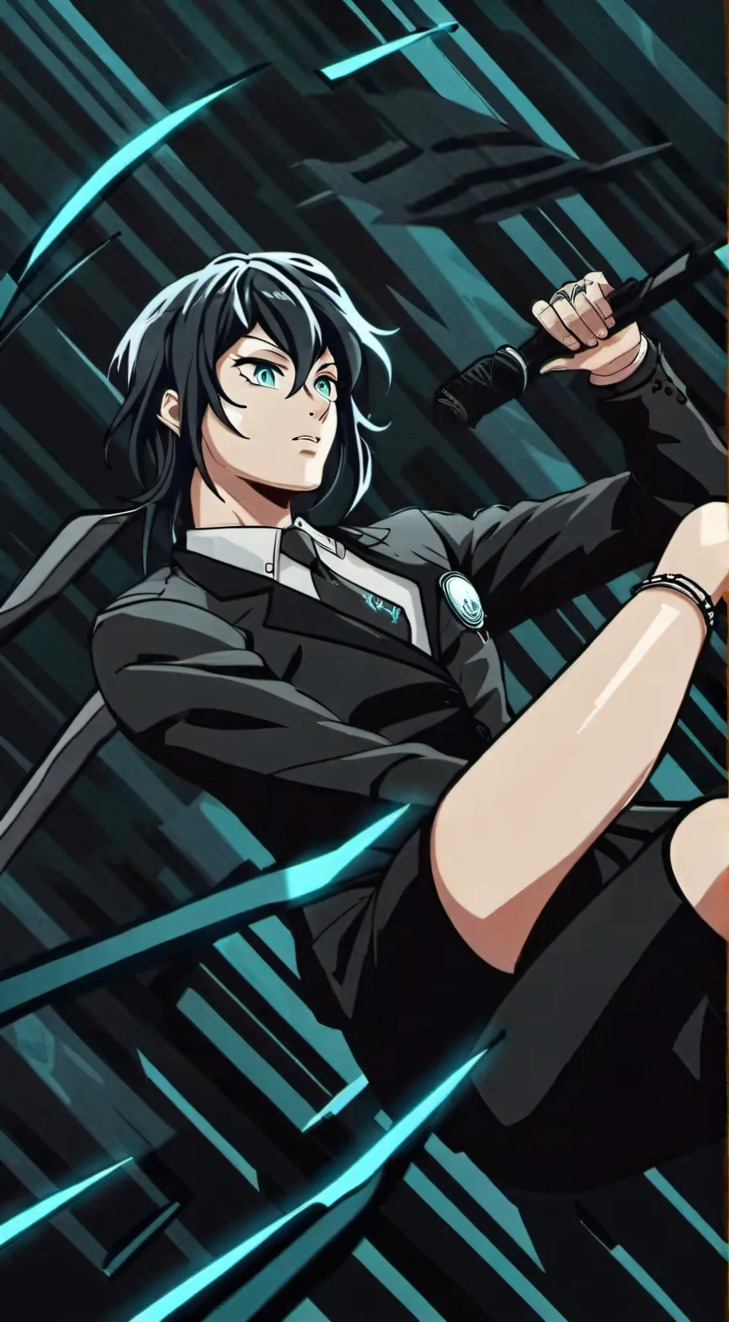 ai character: infitry castle background