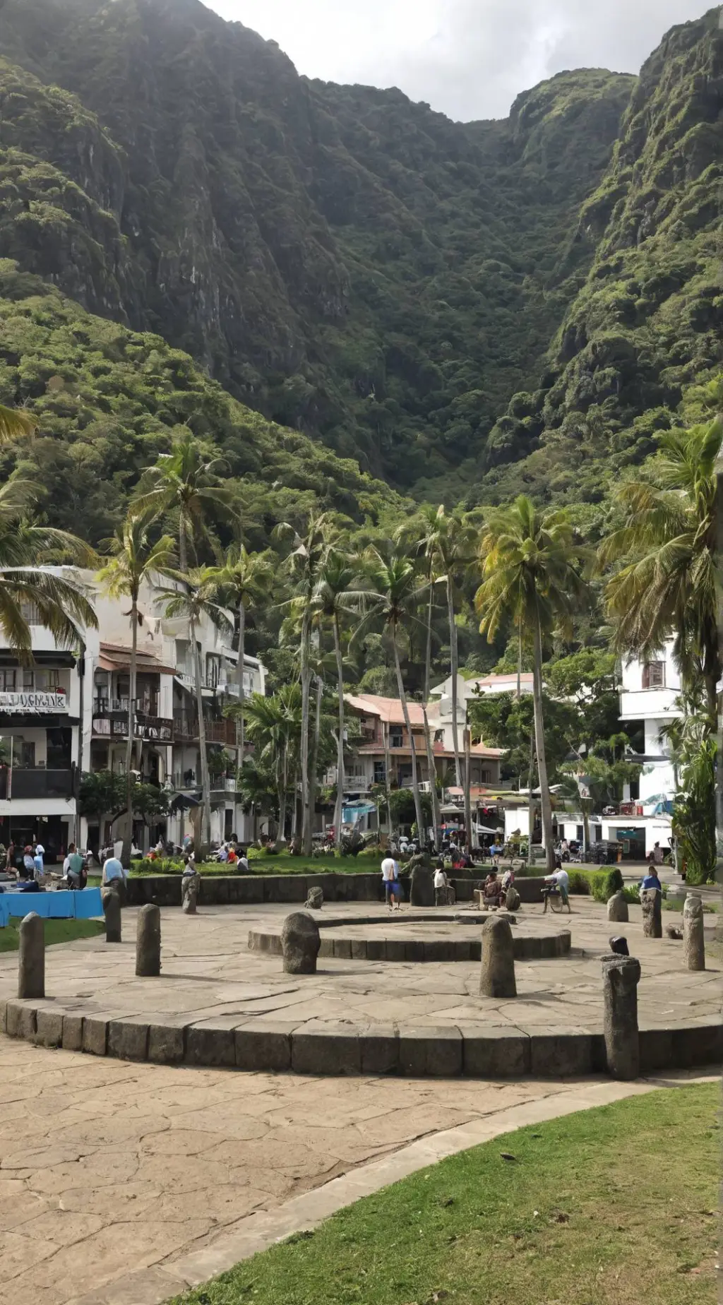 ai character: Isla Nublar  background