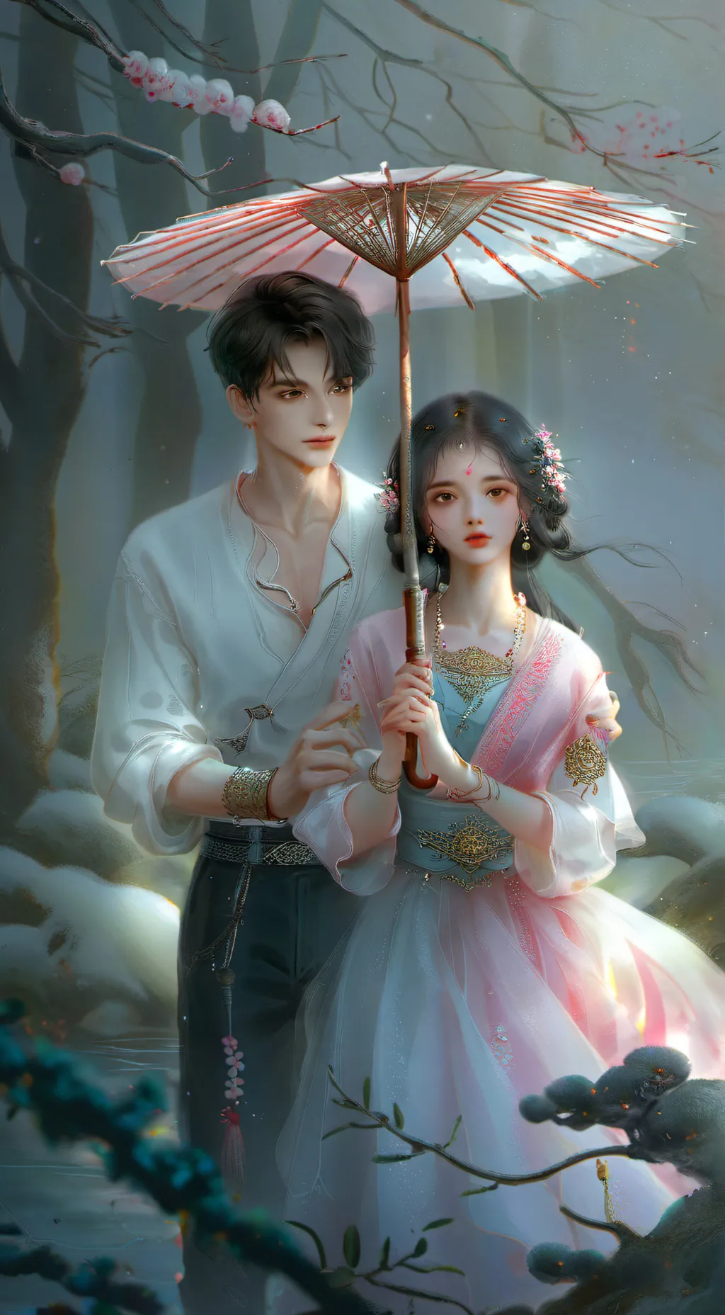 ai character: Jake and Chloe  background