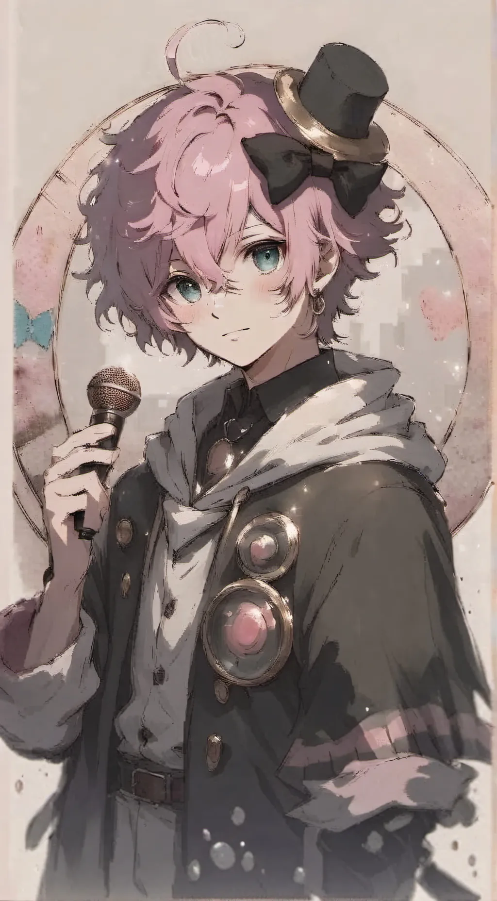 ai character: Glisten background