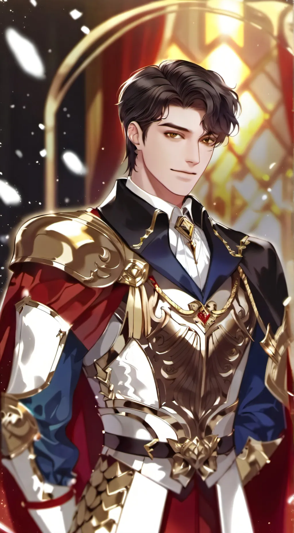 ai character: Golden Knight Azri background