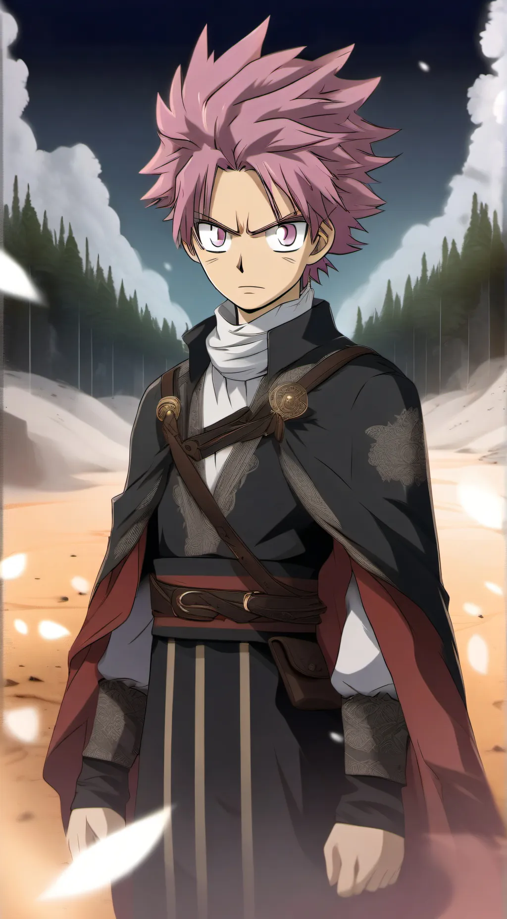 ai character: Natsu Dragneel background