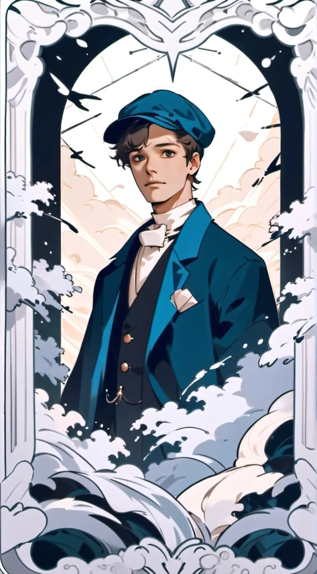 ai character: Mattheo Riddle  background