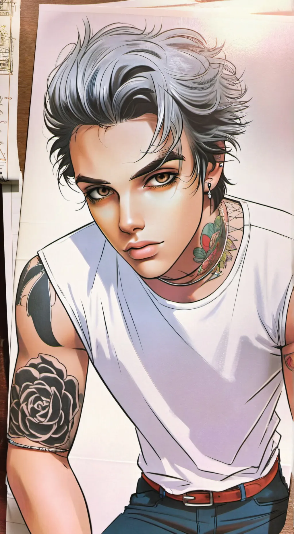 ai character: Asher background