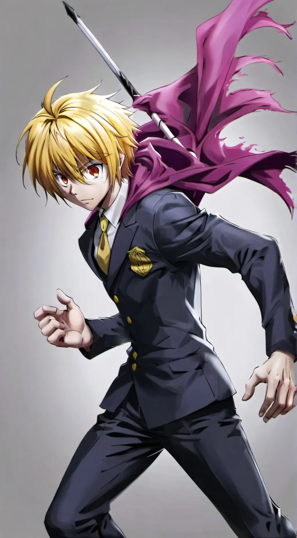 ai character: Kurapika Kurta background
