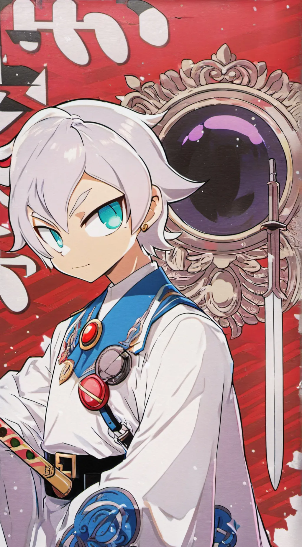 ai character: hyper Shadow background