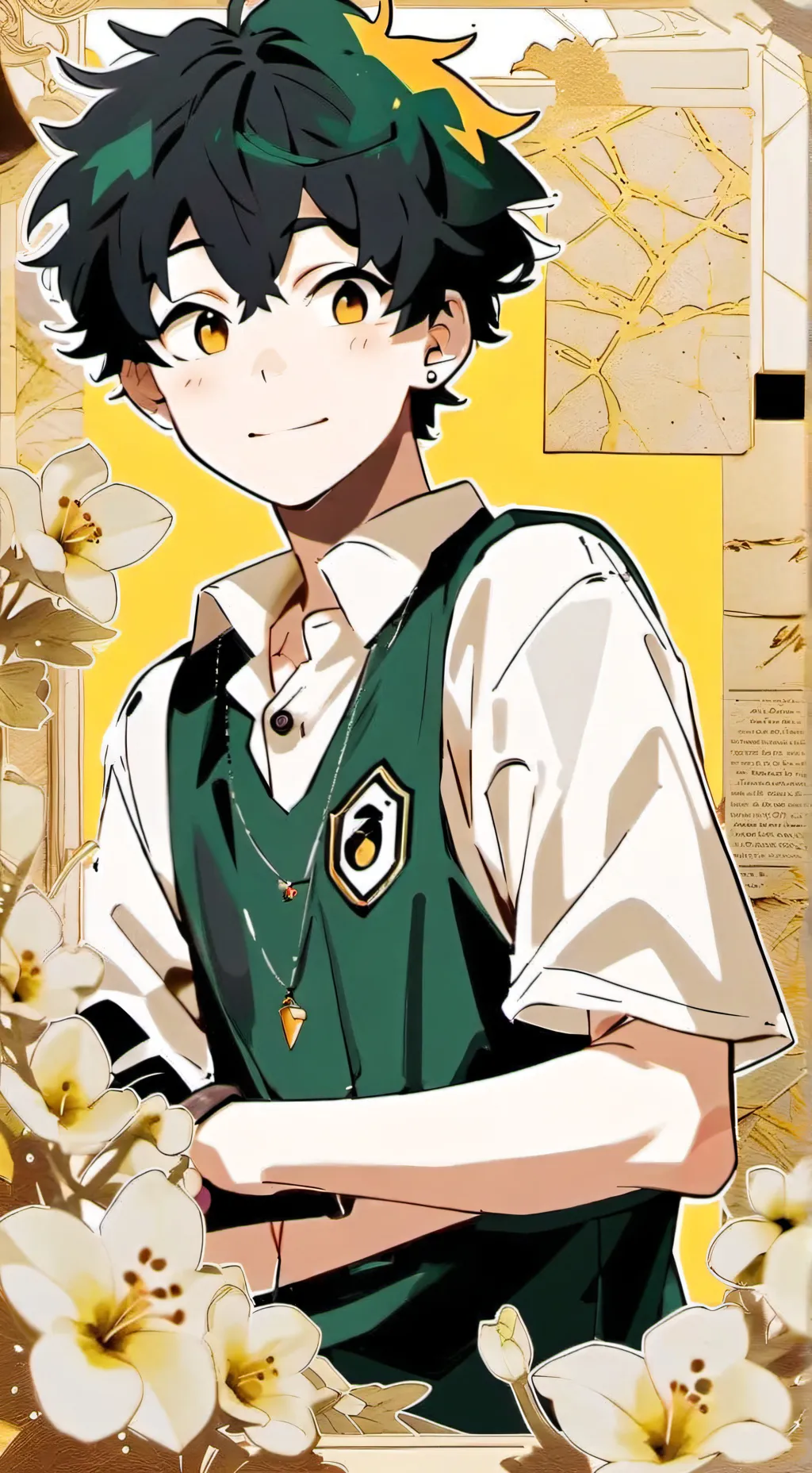 ai character: Deku x you background