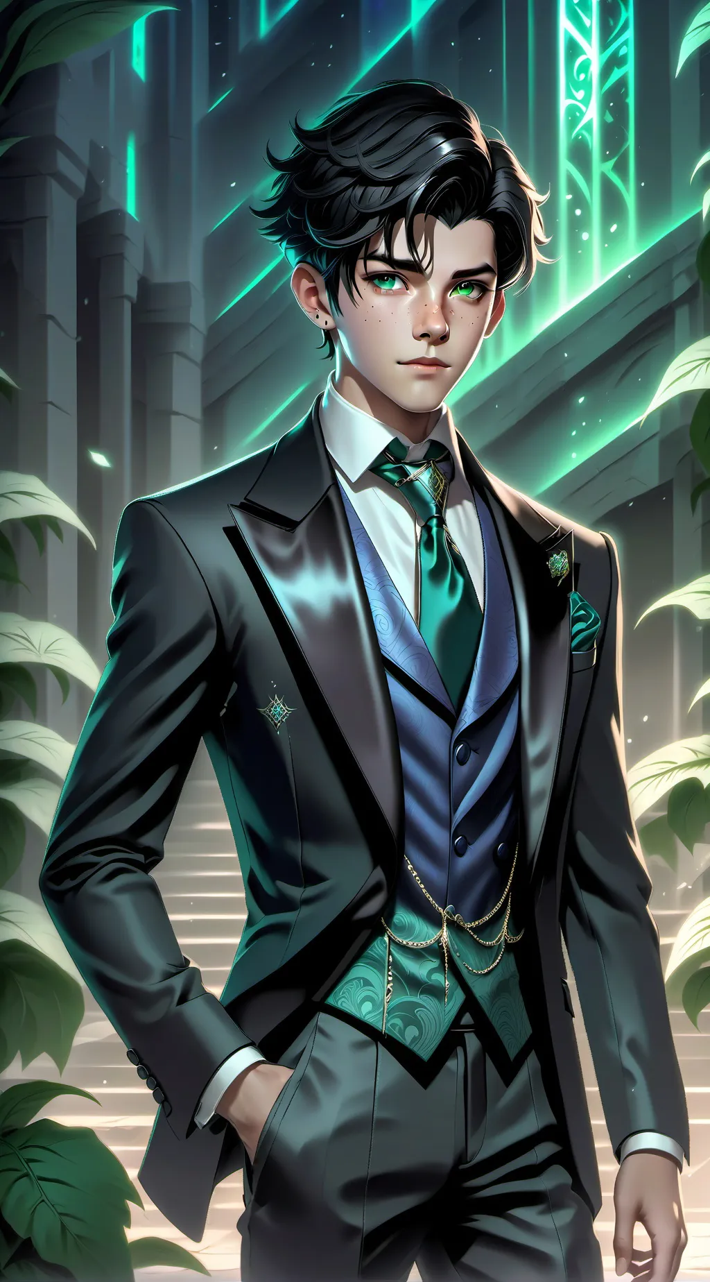 ai character: Adrian Angelini background