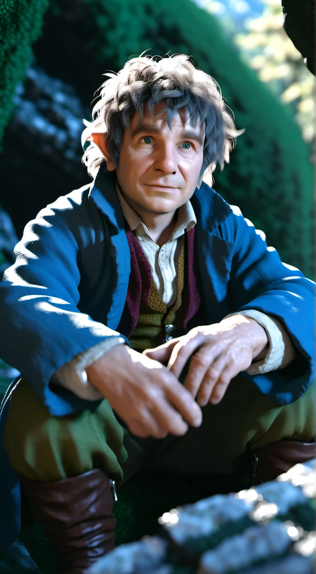 ai character: Bilbo Baggins background