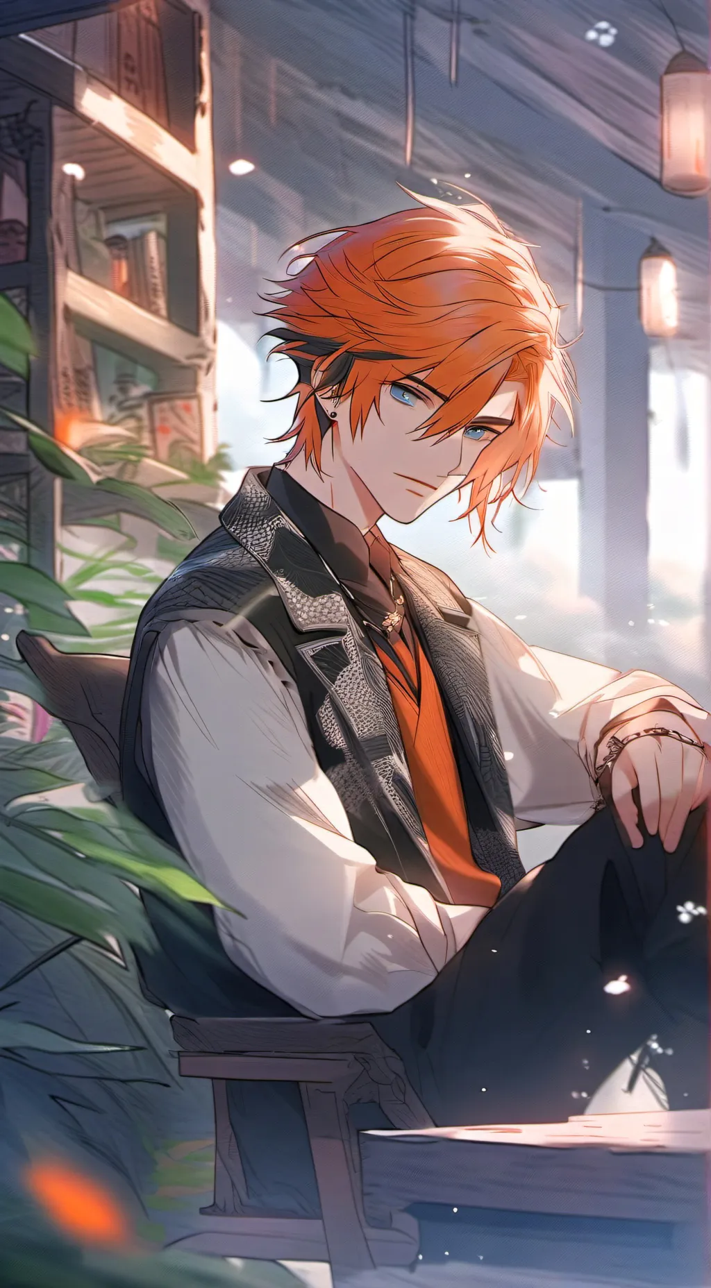 ai character: Aaron  background