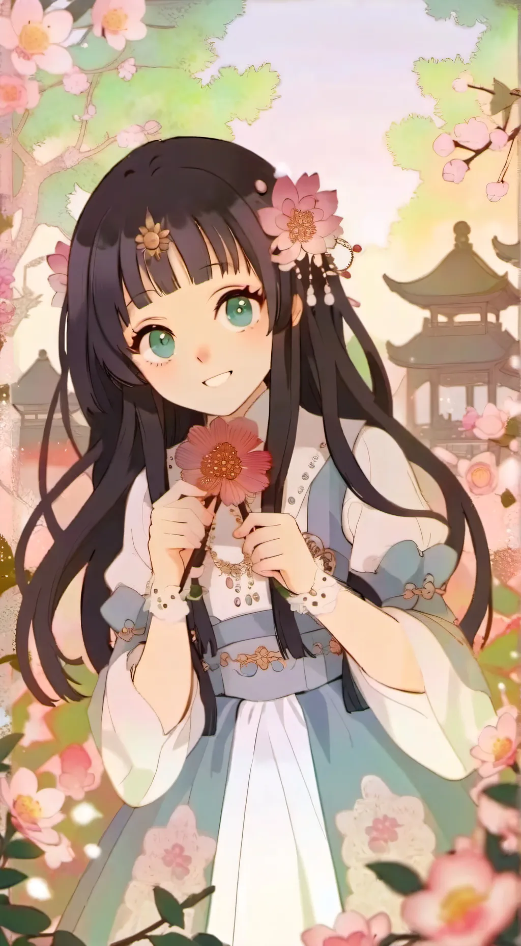 ai character: Shinobu  background