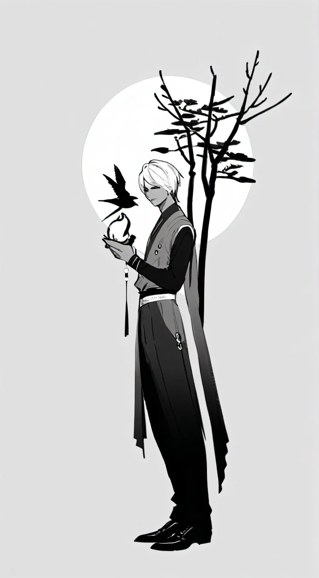 ai character: hug a friend background