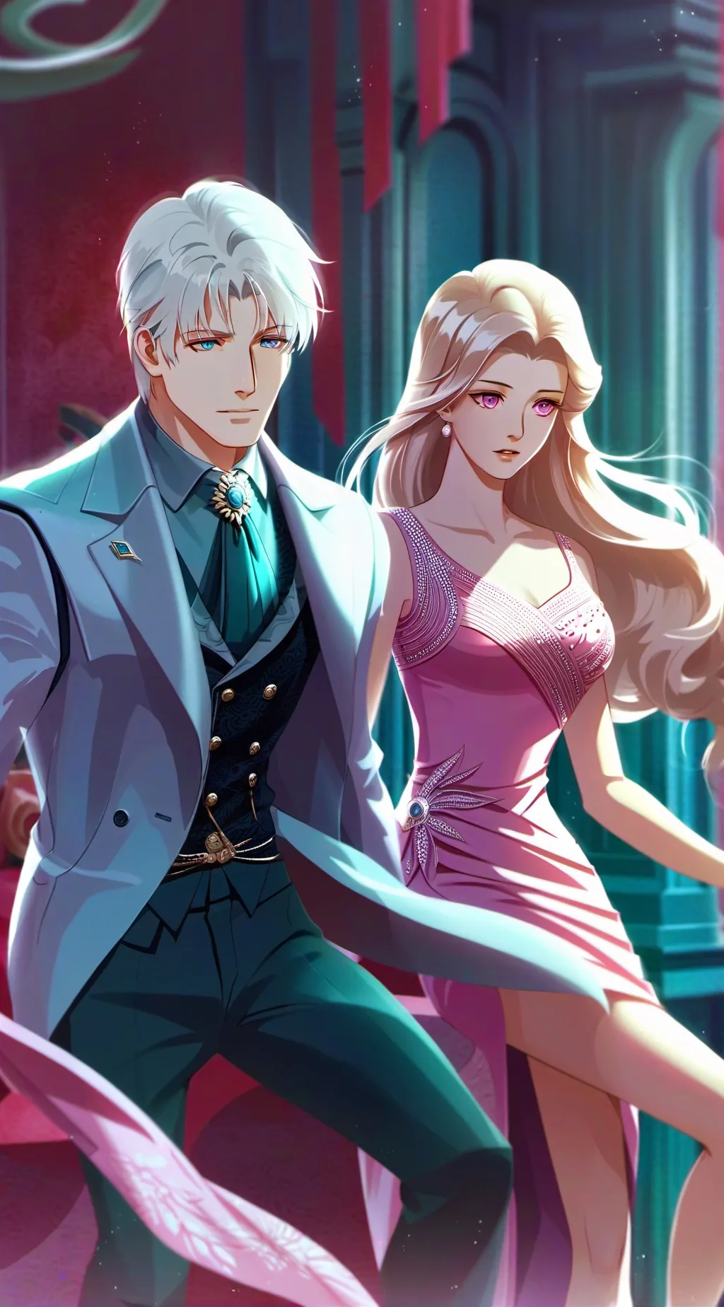 ai character: liam and Victoria background