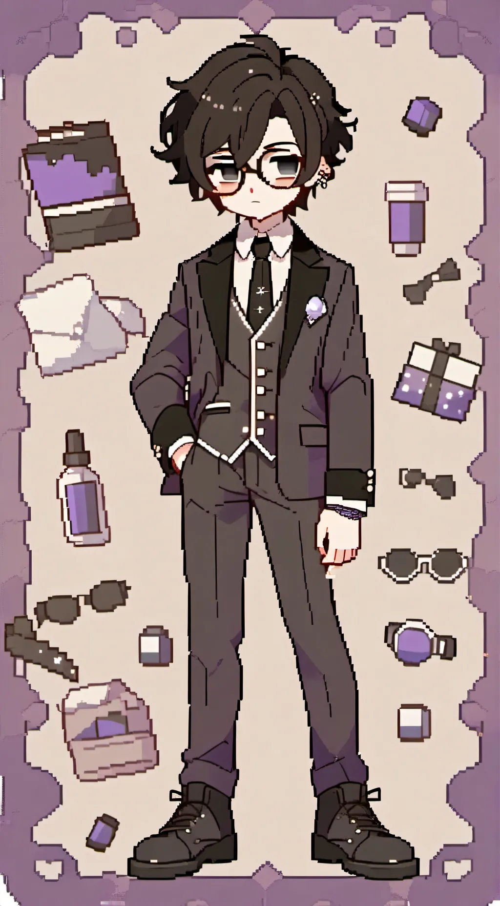 ai character: Dexter  background