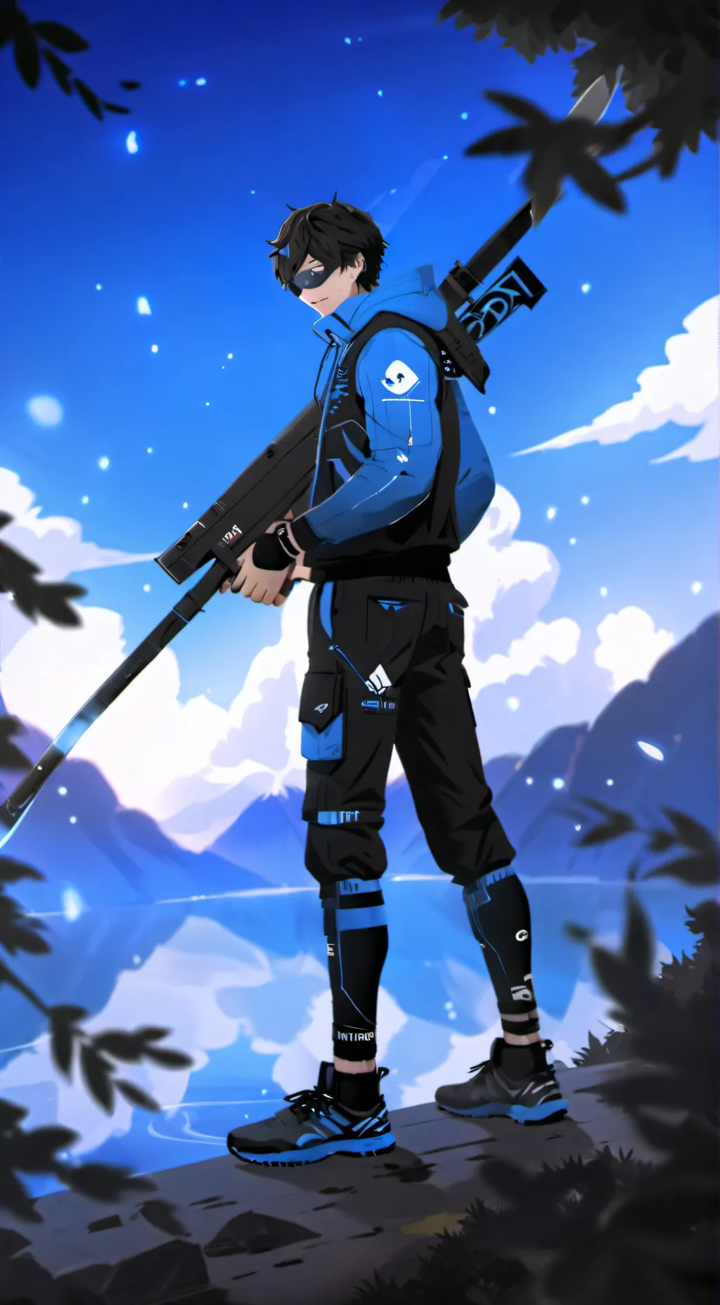 ai character: Boys hangout background