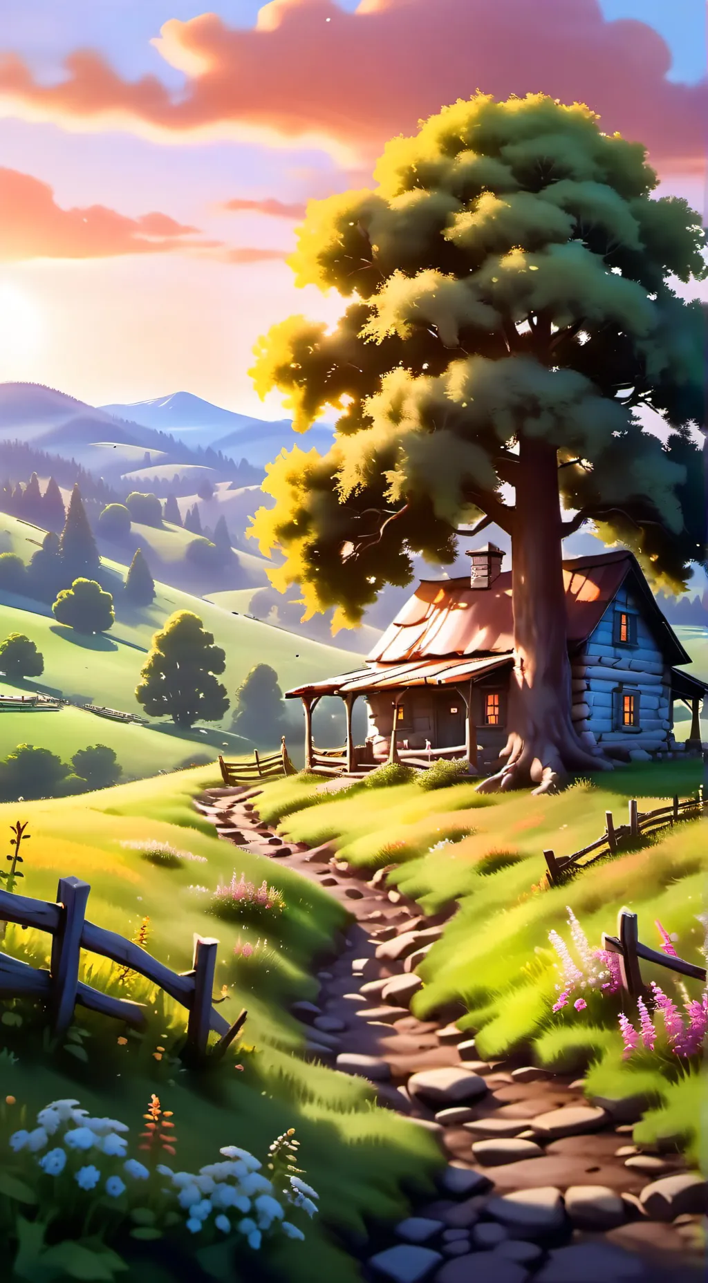 ai character: sky X cim background