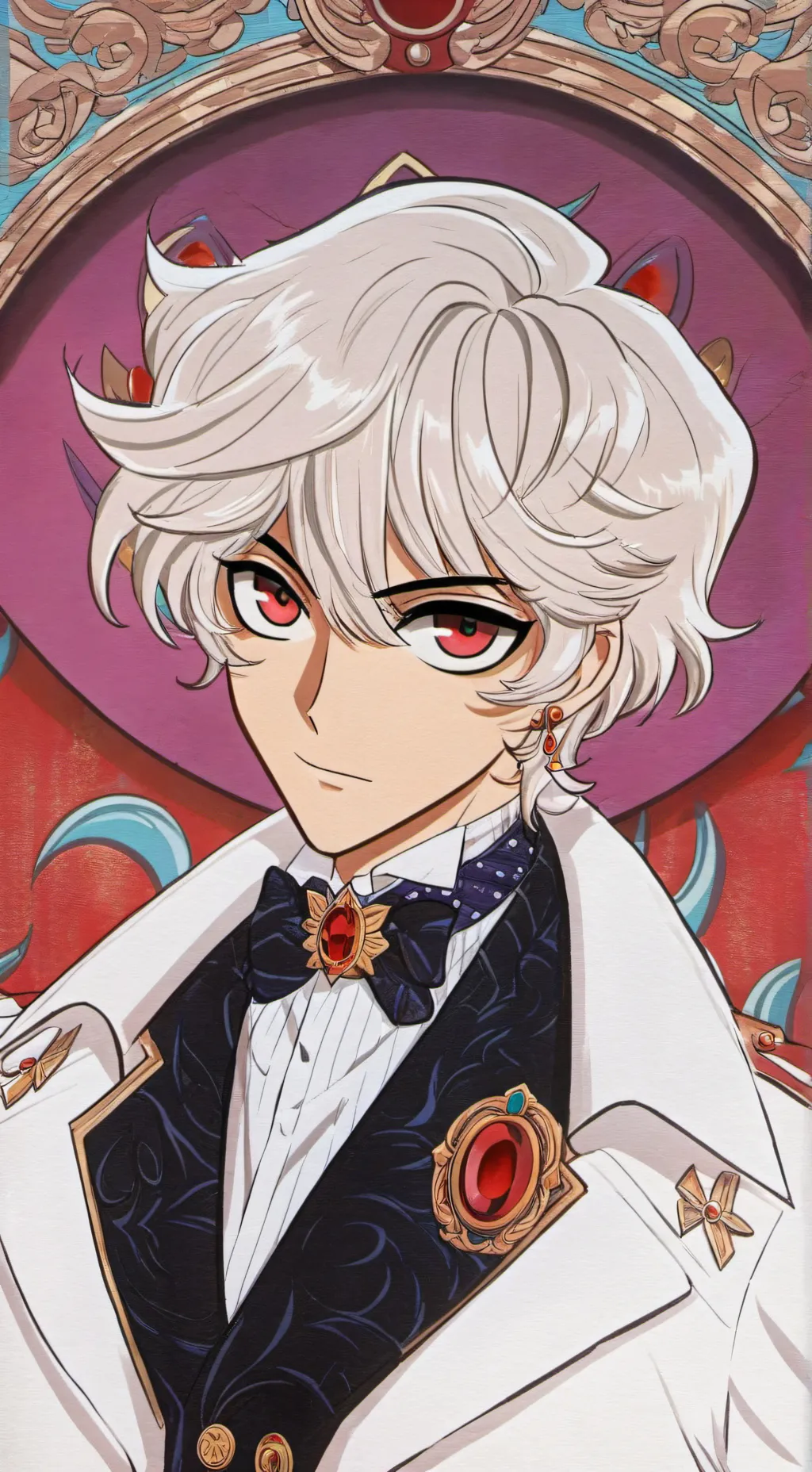 ai character: summoning Lucifer  background