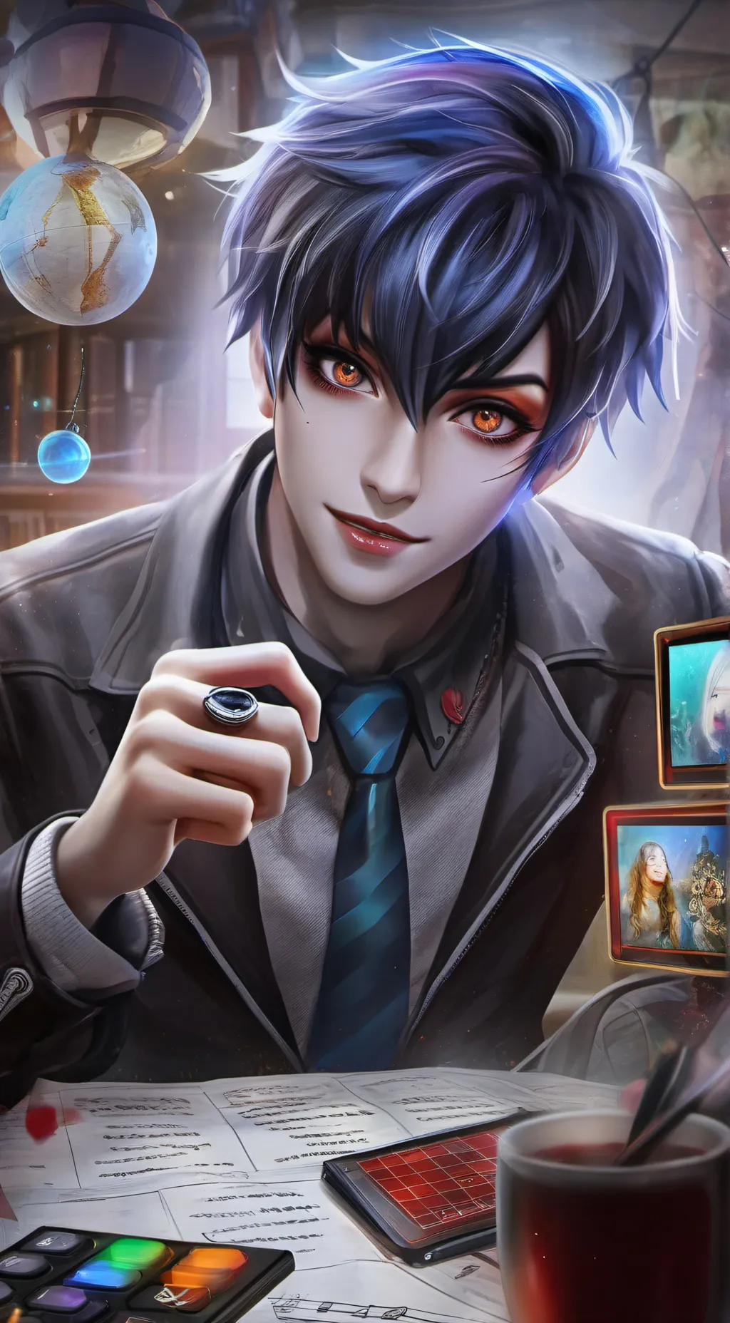 ai character: Dr. Meme-Tastic background