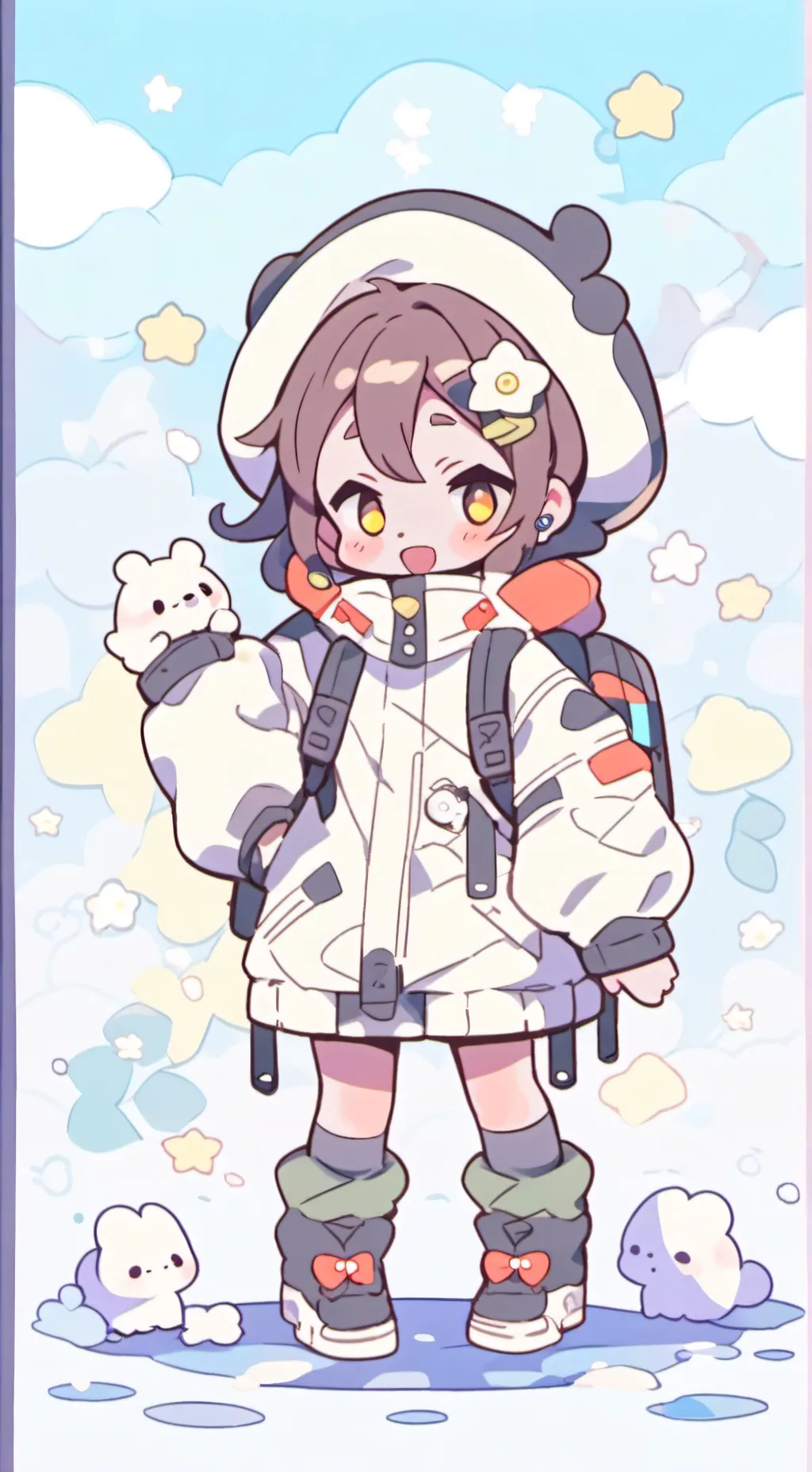 ai character: sayna background