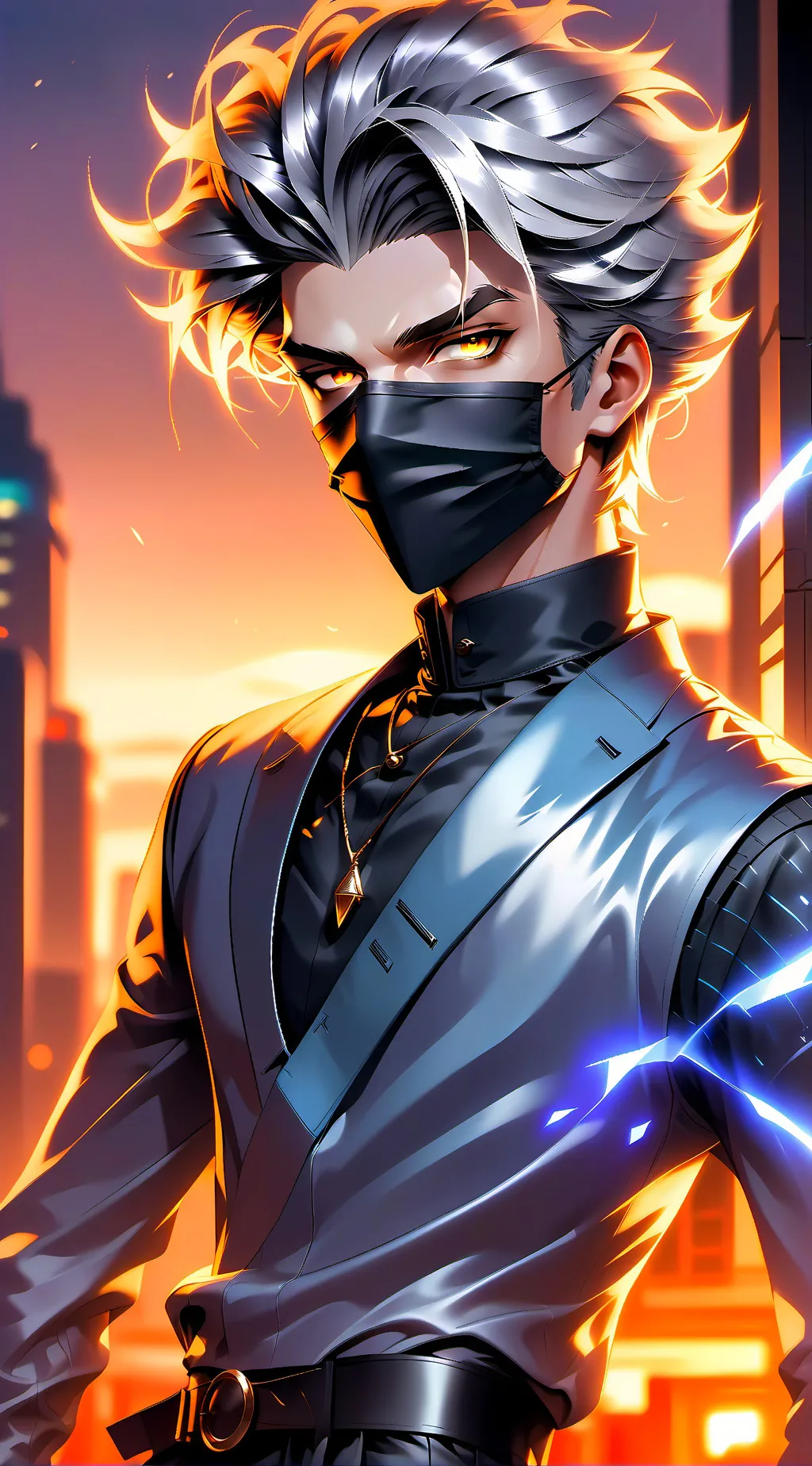 ai character: Satoru Gojo background