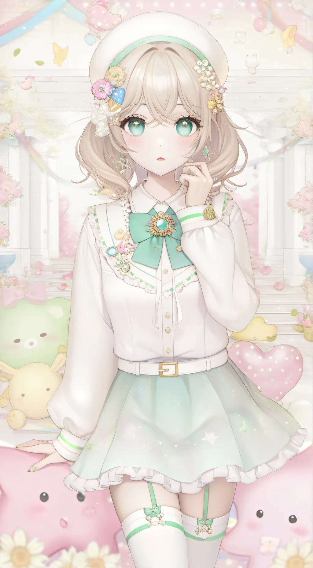 ai character: Tiara background