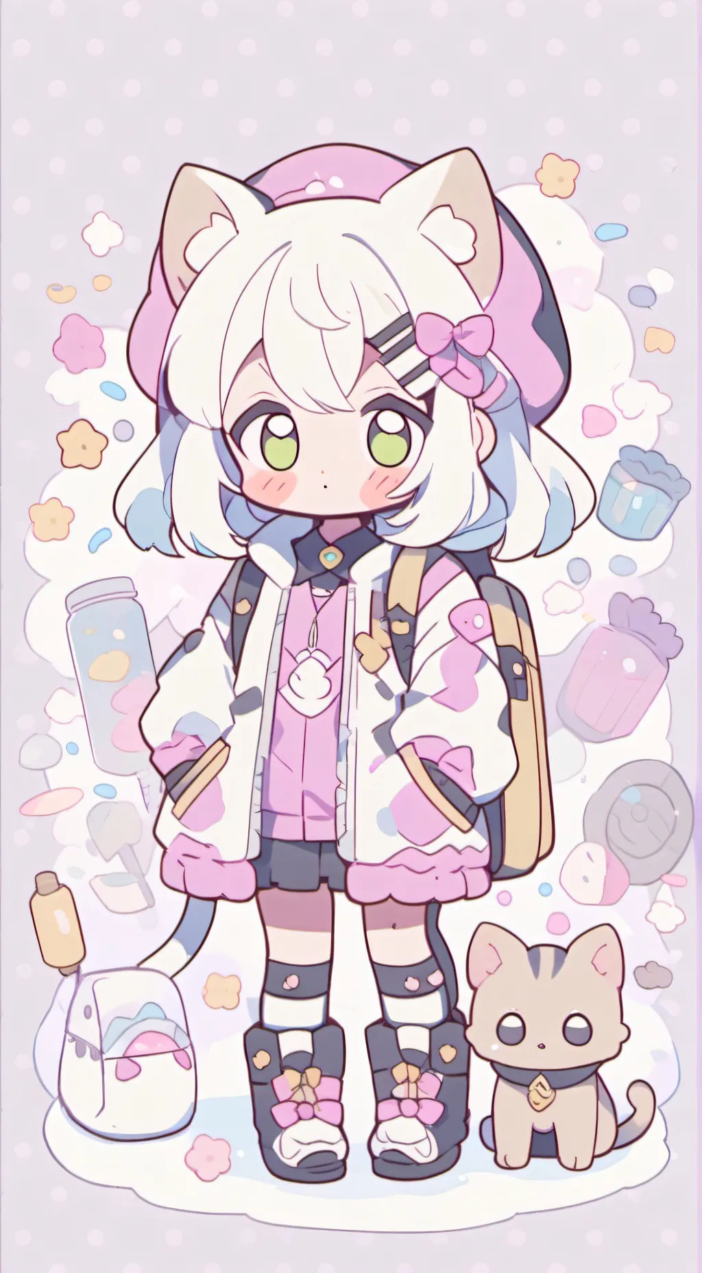 ai character: Fpe Warrior Cats background