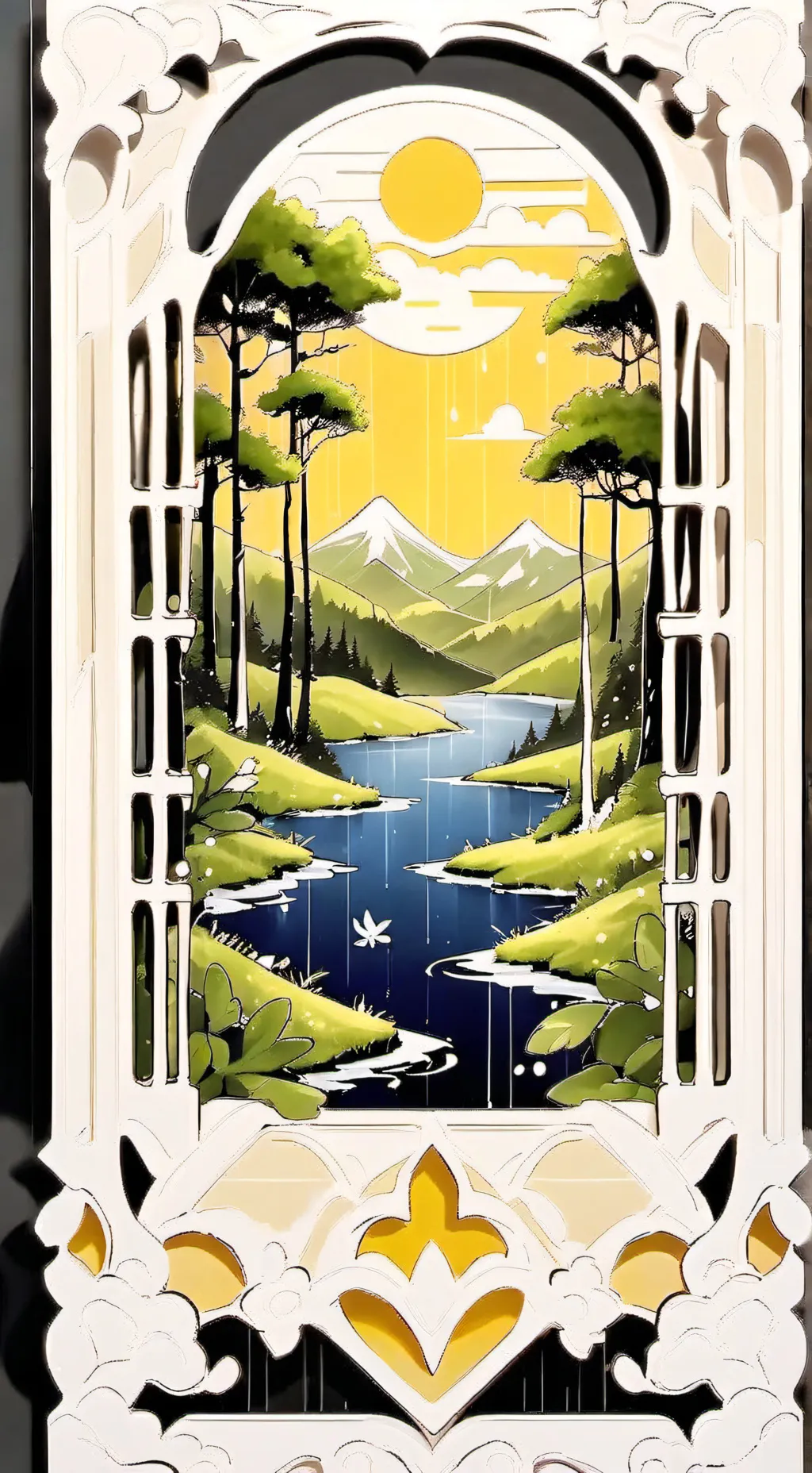 ai character: lluvia KNY🌧💦 background