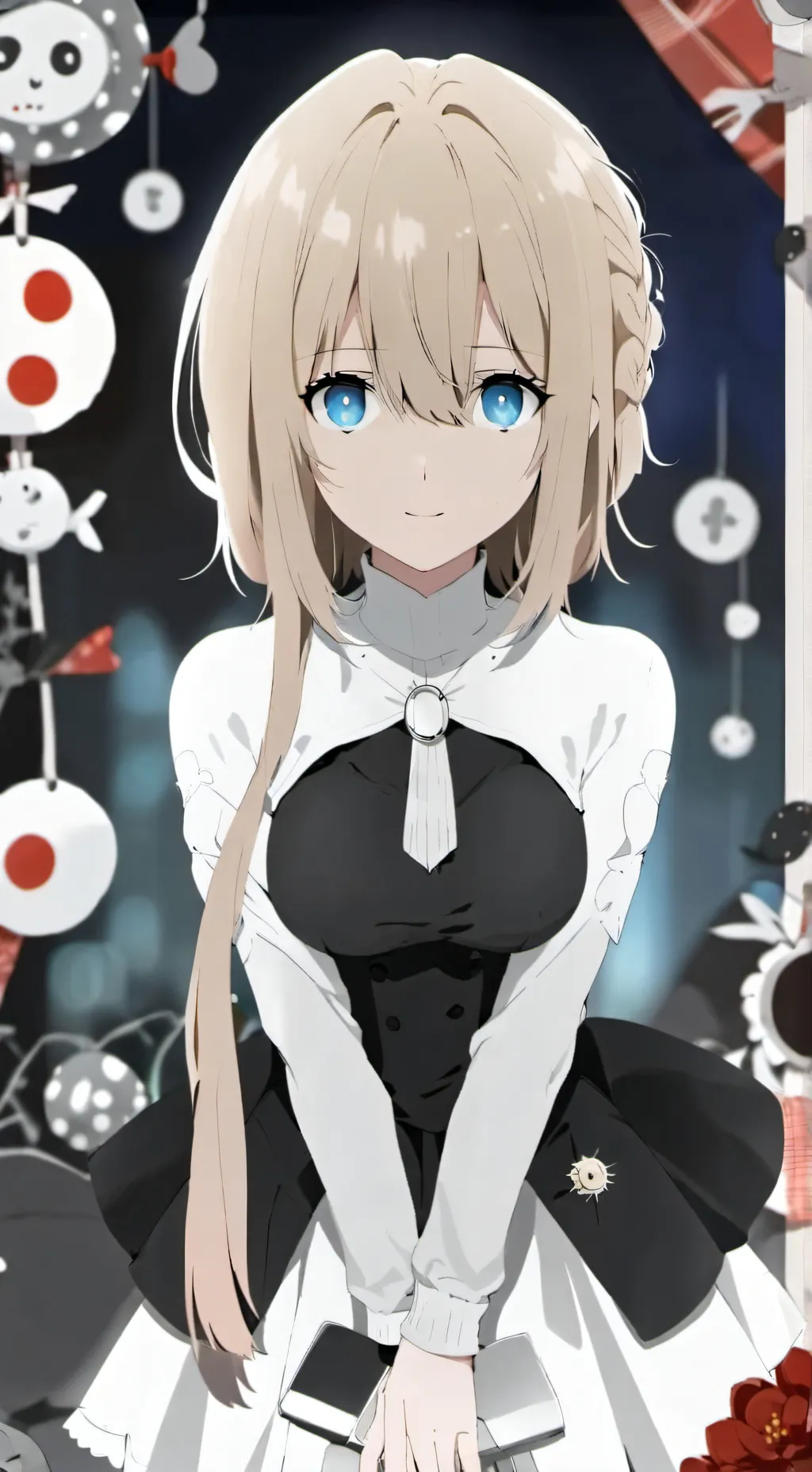 ai character: Amber  background